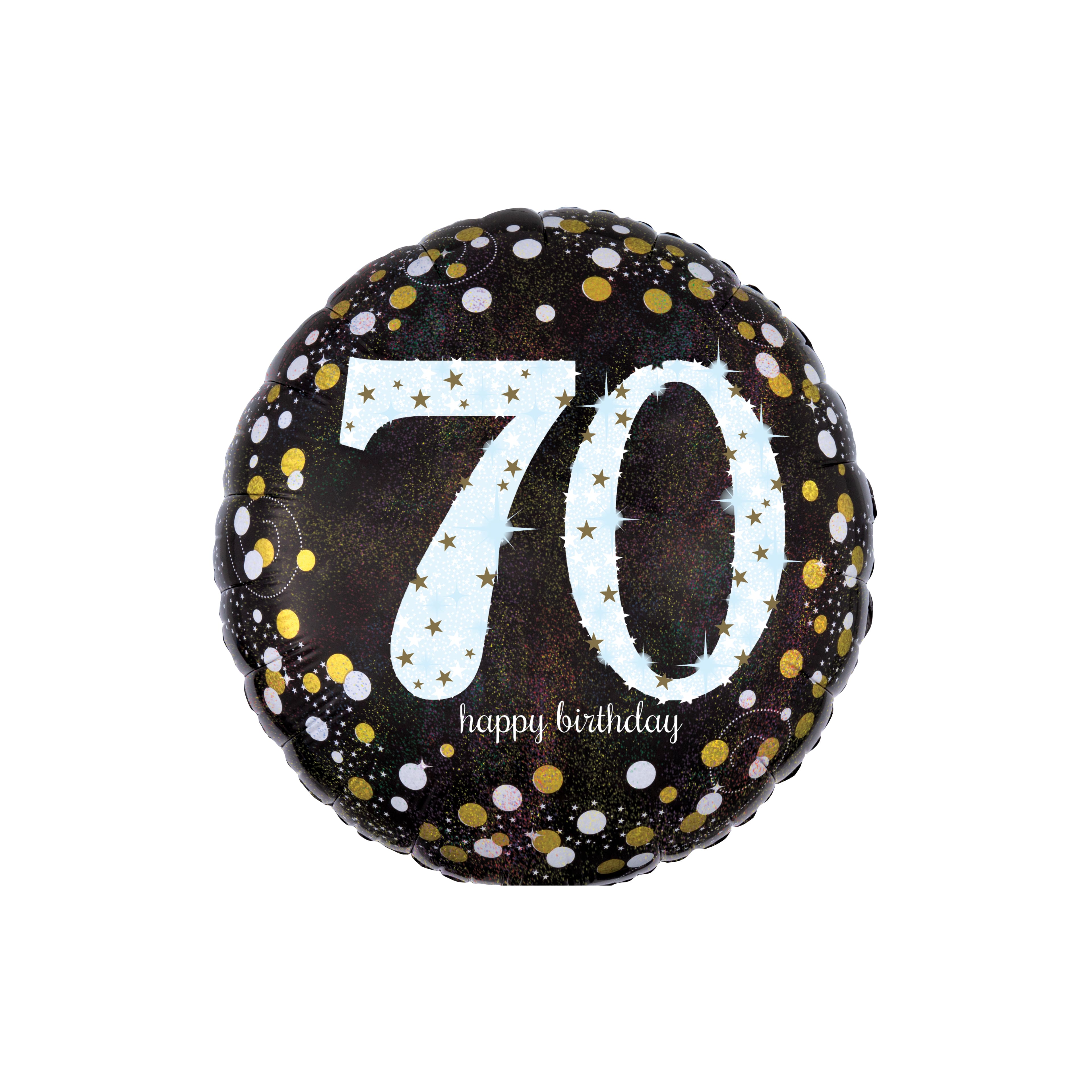 18" Sparkling 70 Birthday Foil Balloon