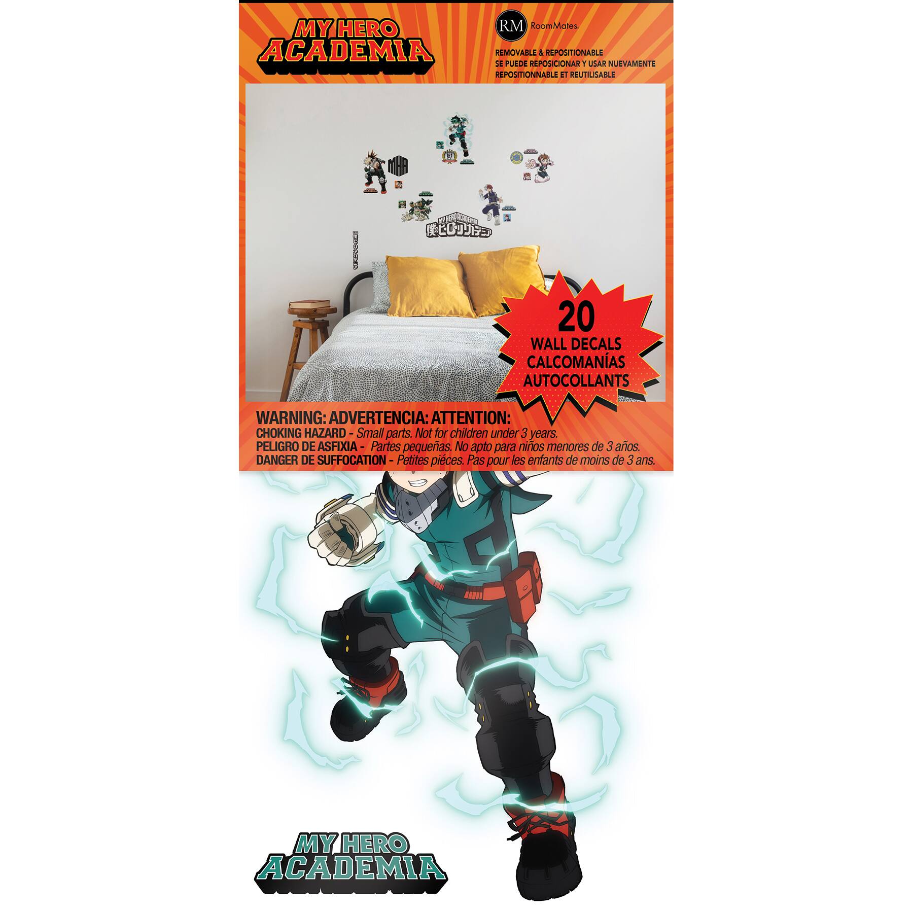 RoomMates My Hero Academia Wall Decals