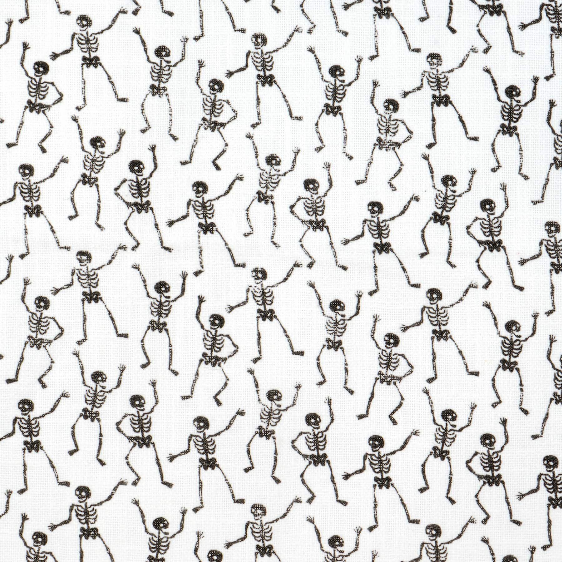 Skeleton Print Tea Towel by Makery&#x2122;