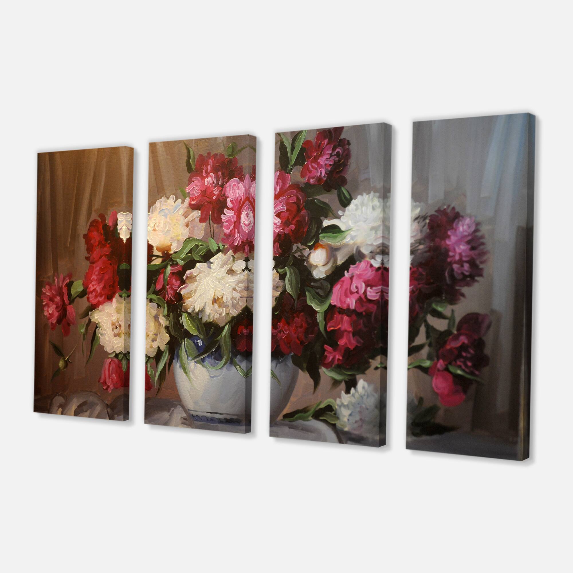 Designart - Bouquet of Blooming Peonies