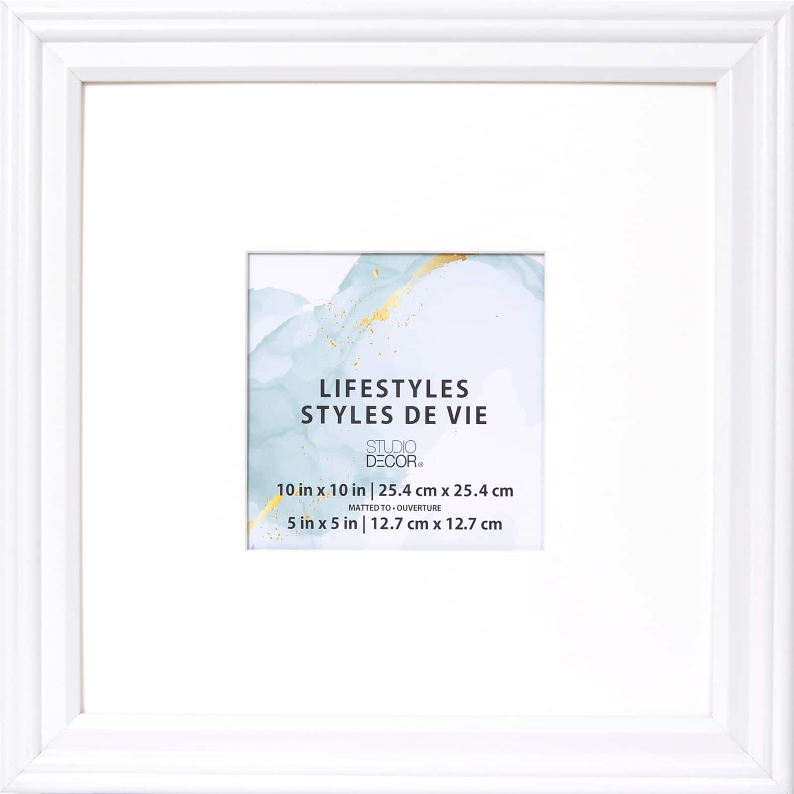 12 Pack: White 5" x 5" Square Frame With Mat, Lifestyles™ By Studio Décor®