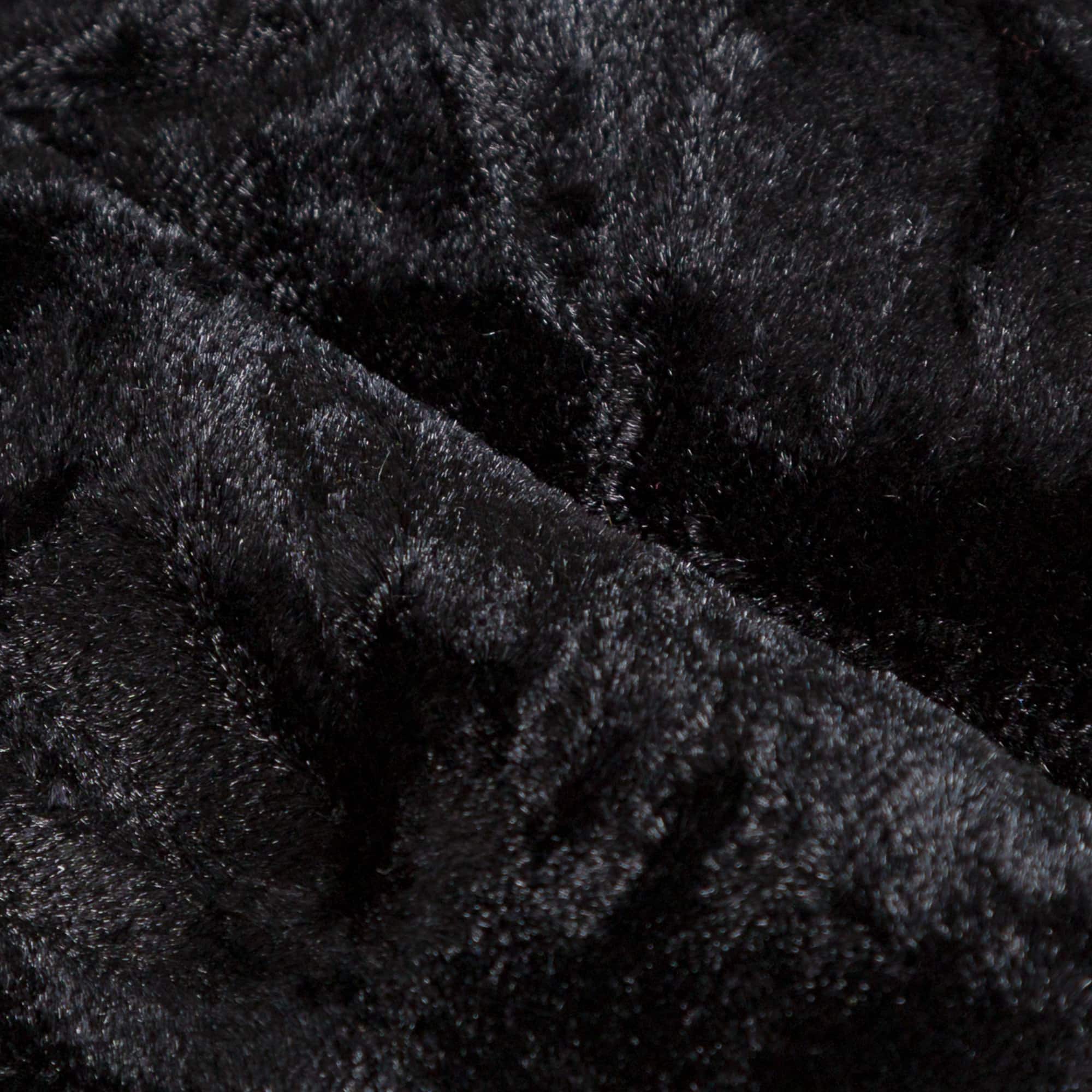 Black Crushed Velvet Fabric Bundle by Loops & Threads®