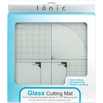 We R Memory Keepers Magnetic Glass MAT Multi, Floor Mats Matting Craft  Supplies Glass Mat for Crafts Glass Cutting Mat Mat Board Cutting Cutting  Mat
