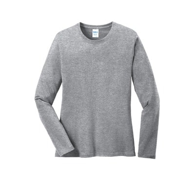 Port & Company® Core Cotton Neutrals Long Sleeve Ladies T-Shirt | Michaels