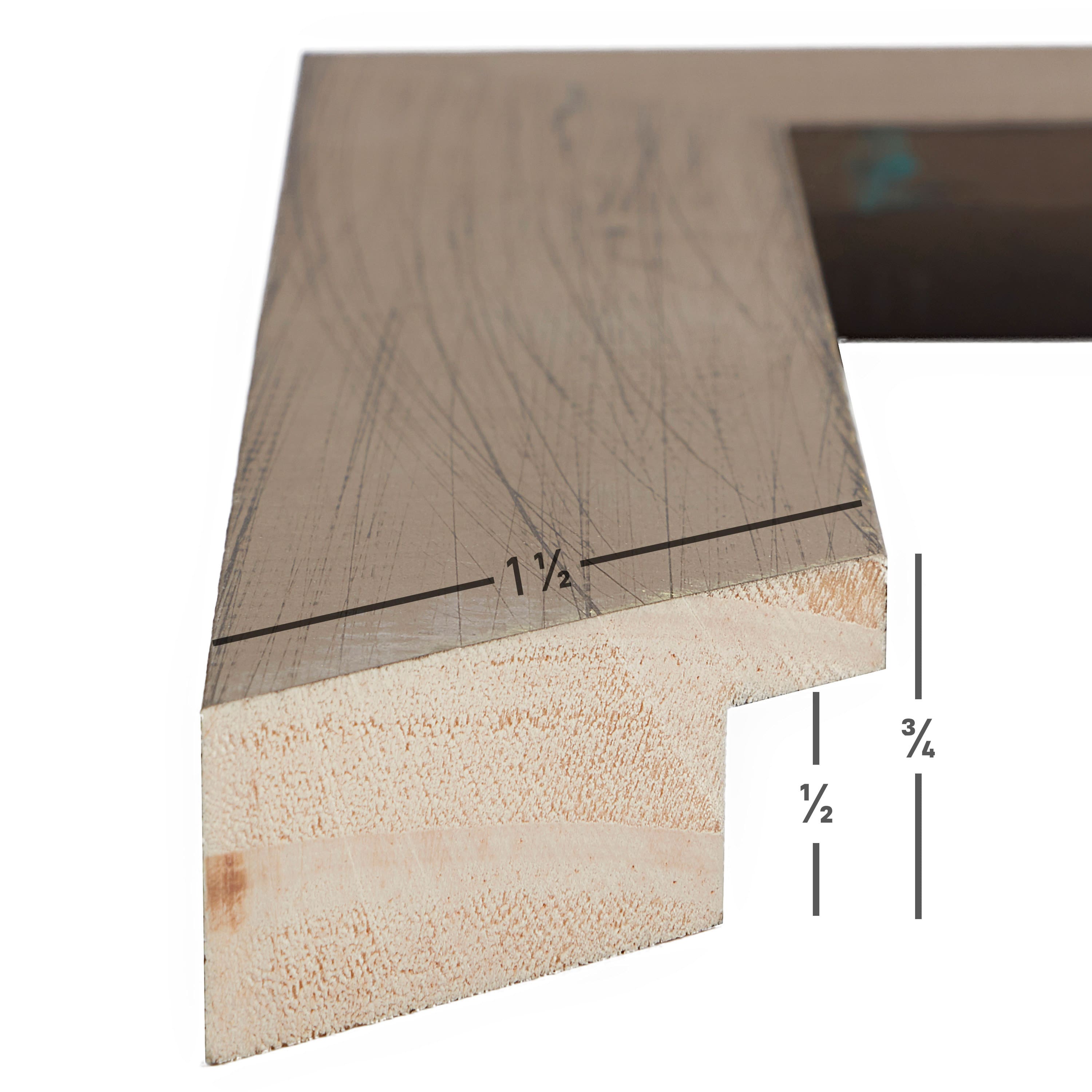 Craig Frames Jasper Whiskey Brown Picture Frame