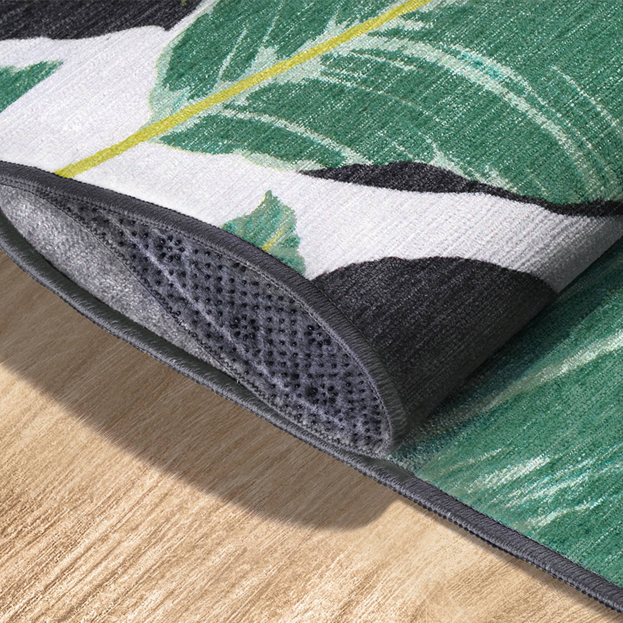 My Magic Carpet Hojas Rainforest Washable Rug