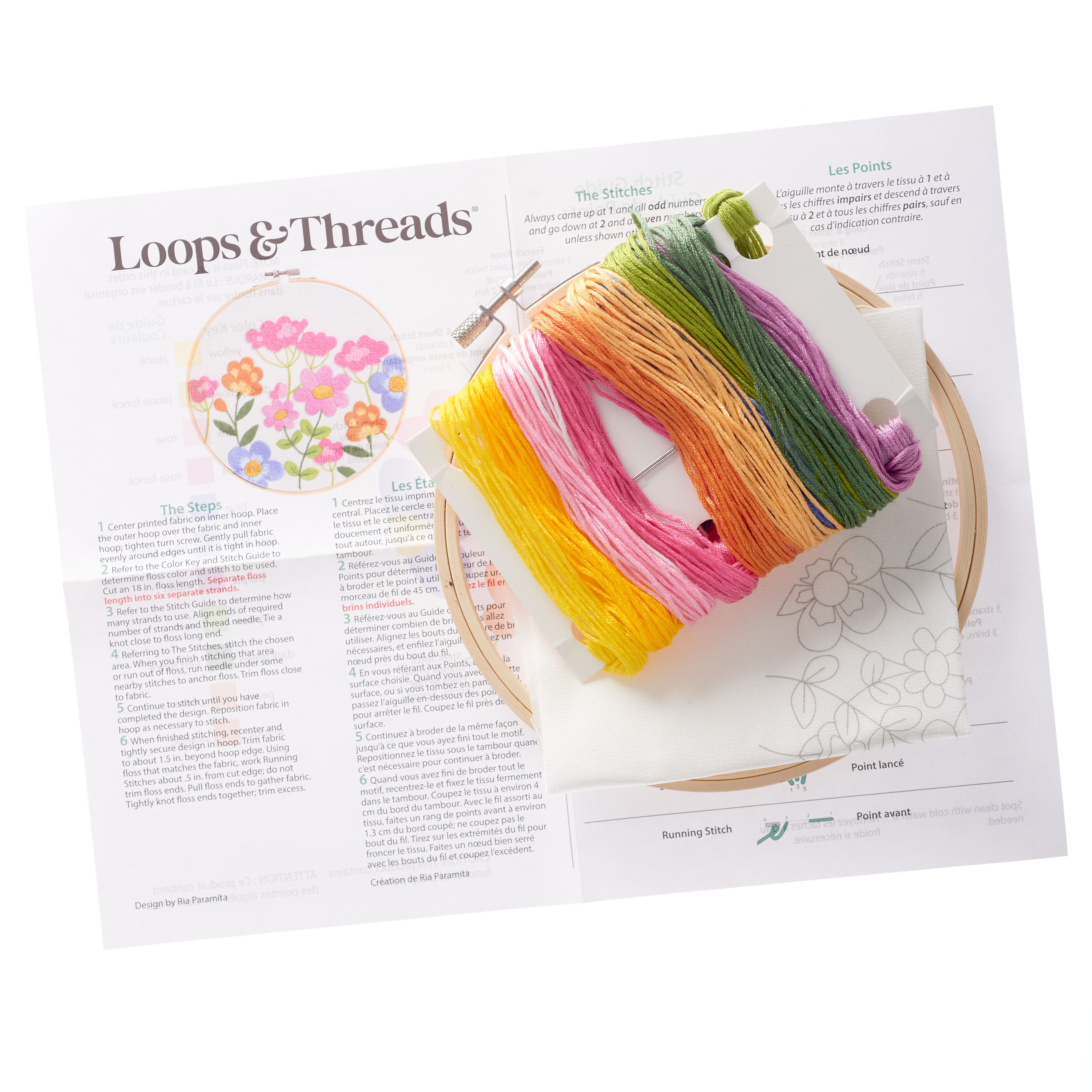 6" Garden Fresh Embroidery Kit by Loops & Threads®