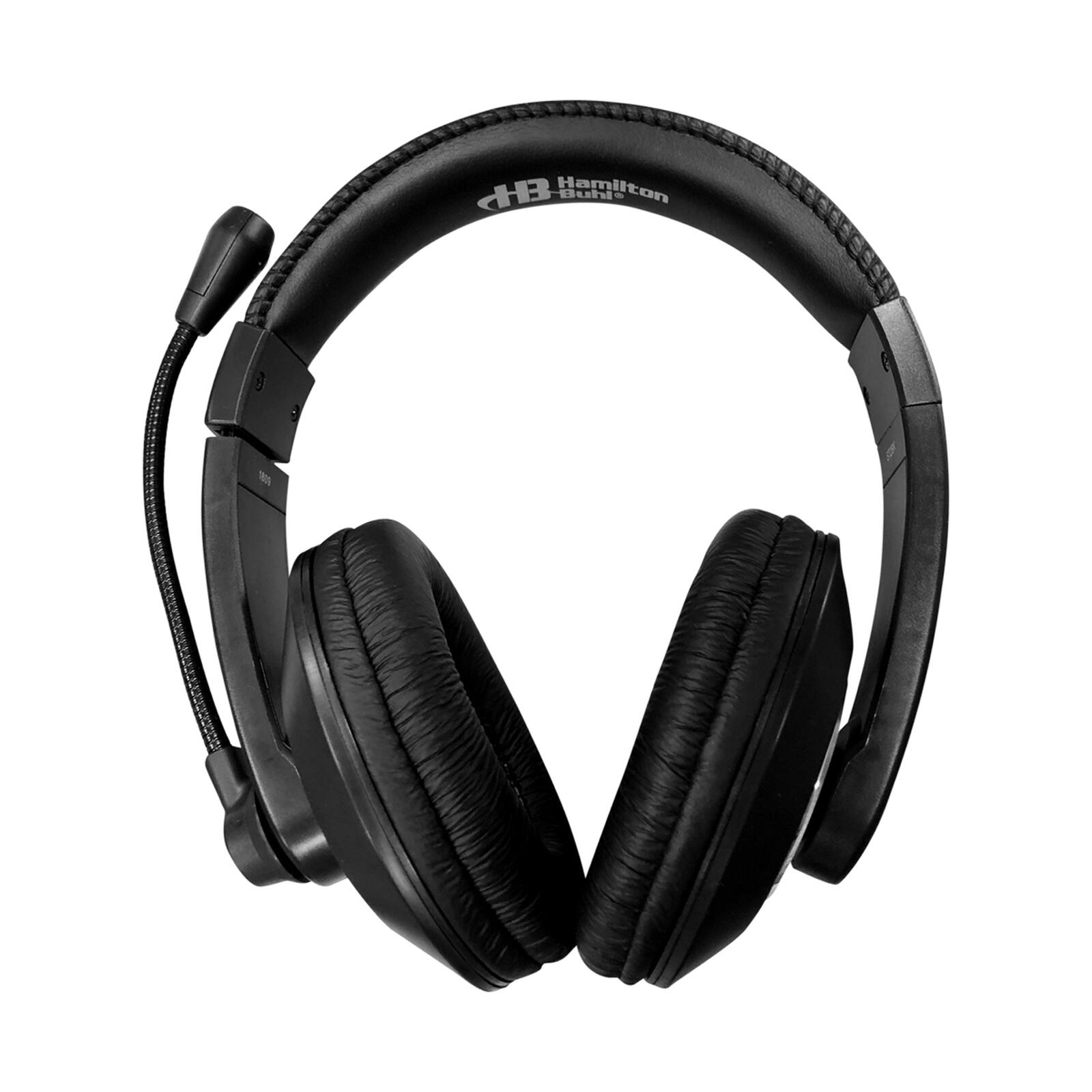 HamiltonBuhl&#xAE; Smart-Trek&#x2122; Deluxe Stereo Headset with Gooseneck Microphone