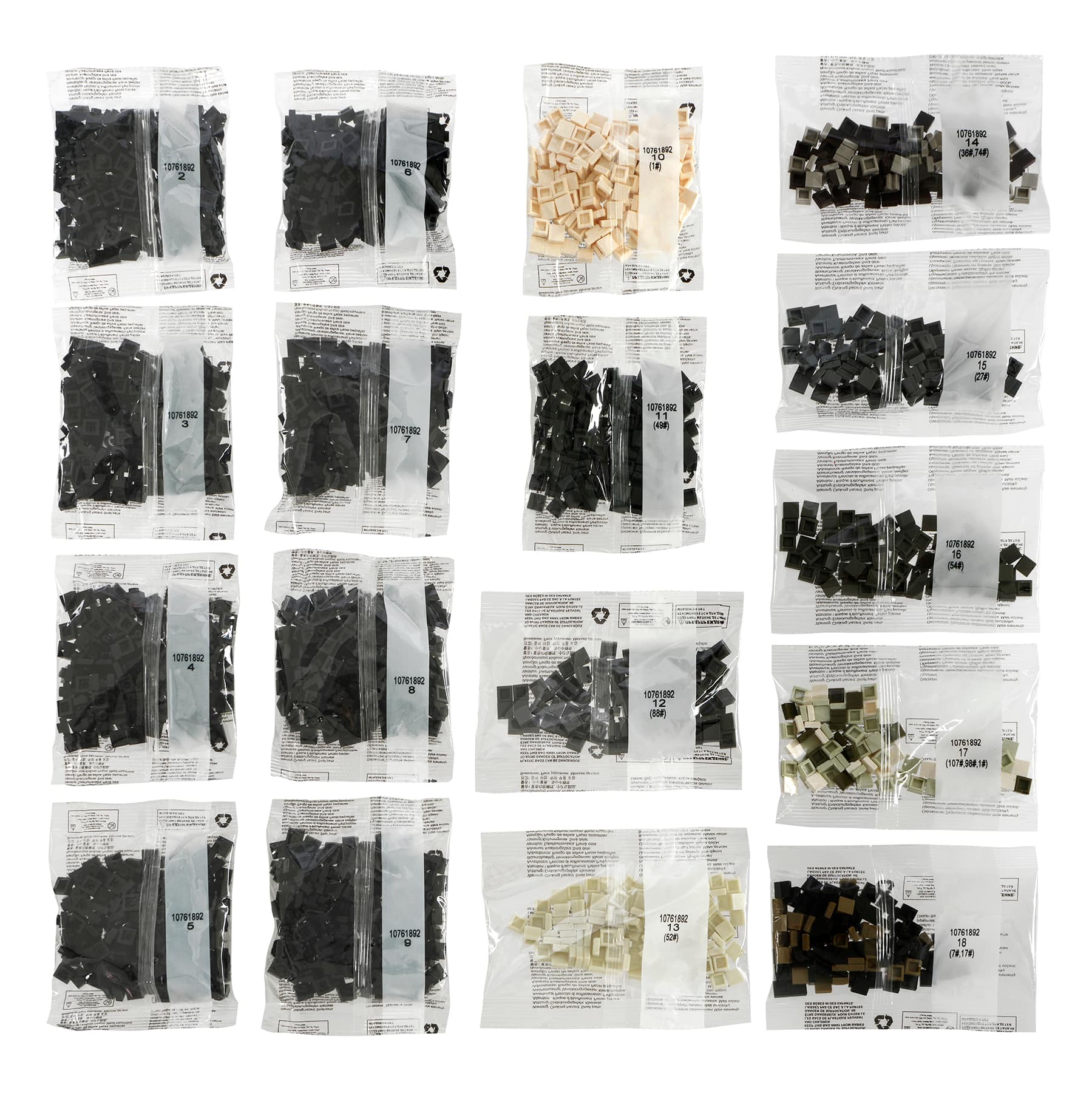 10&#x22; x 10&#x22; Skull Pixelated Brick Art Kit by Make Market&#xAE;