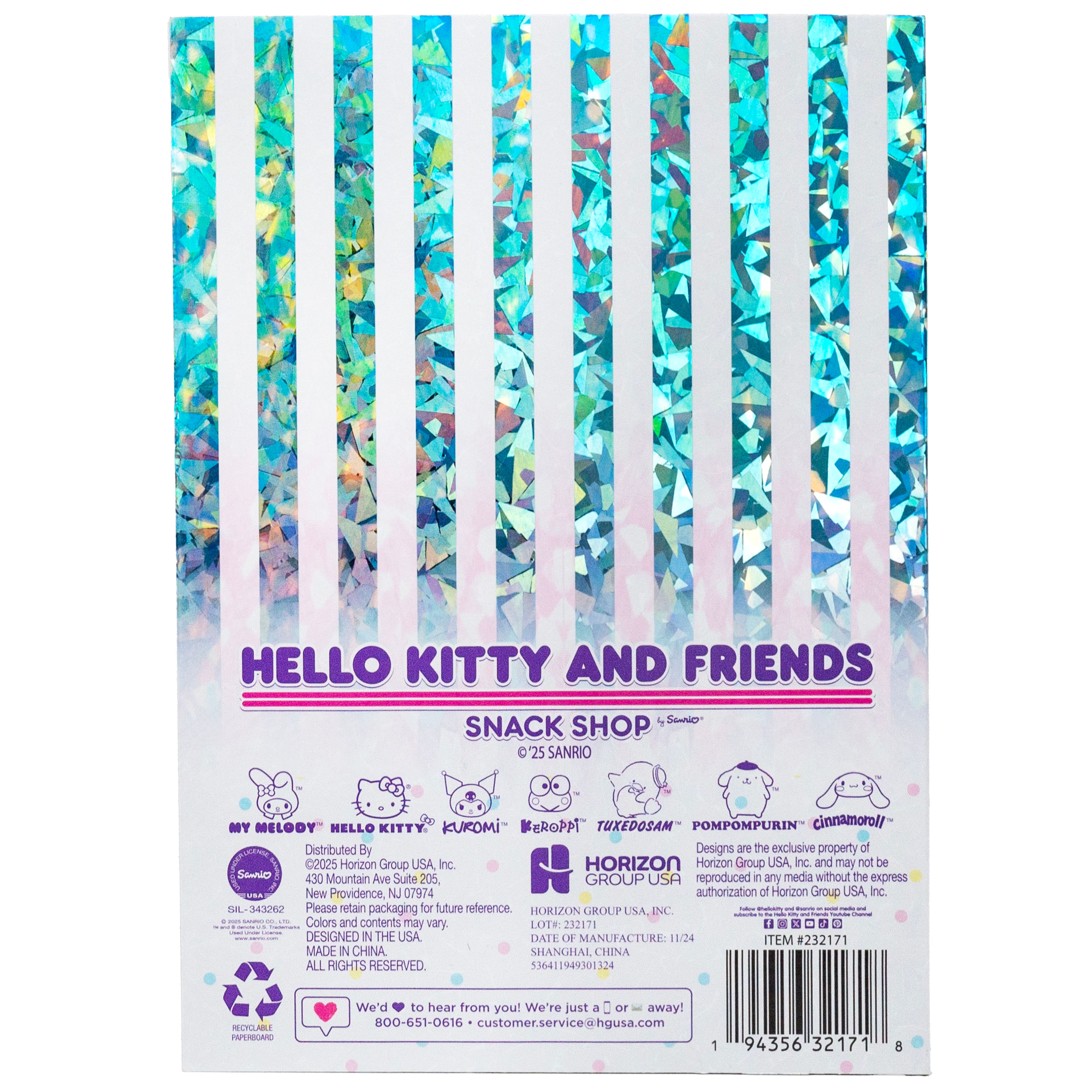 Hello Kitty&#xAE; &#x26; Friends Snack Shop Sticker Book