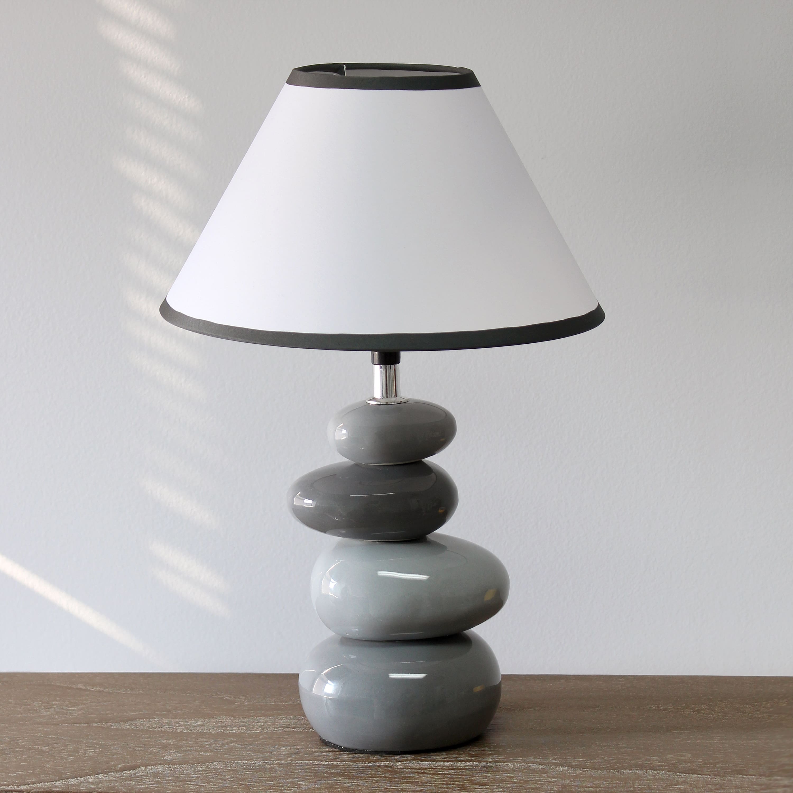 Simple Designs 17.5" Ceramic Stone Table Lamp