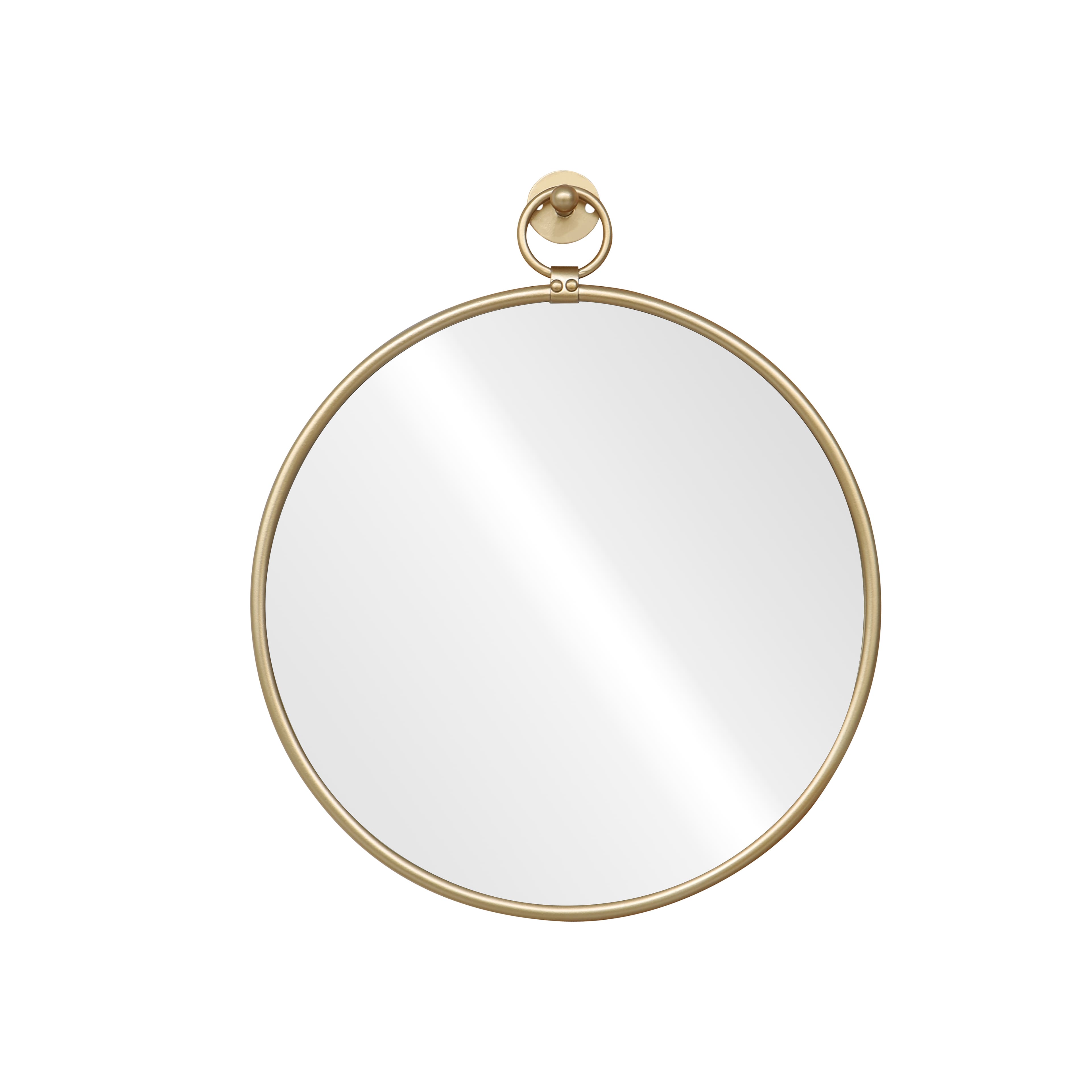 18" Round Wall Mirror in Gold Metal Frame by Ashland®