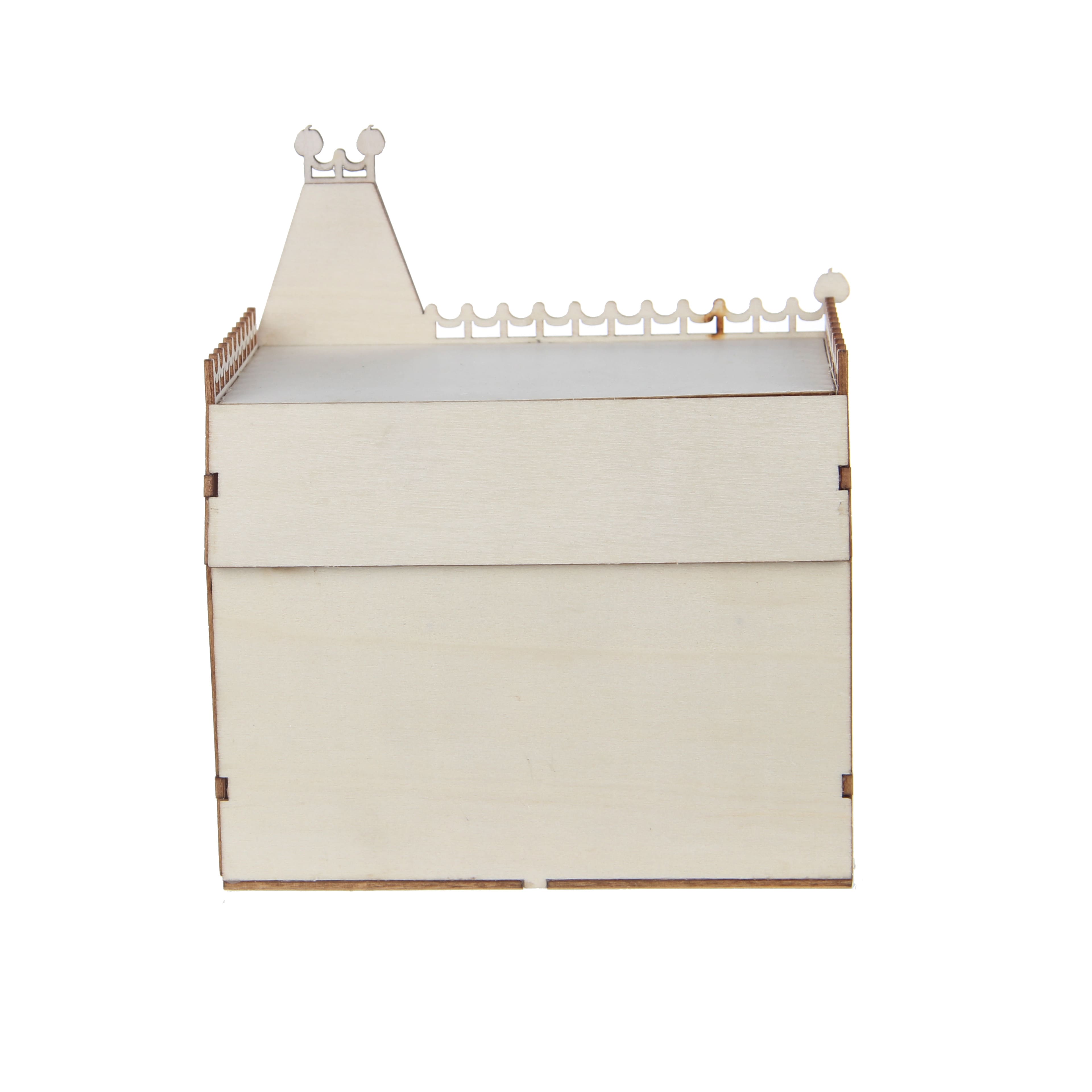 7.5" DIY Village Cat House LED Wood Décor by Make Market®