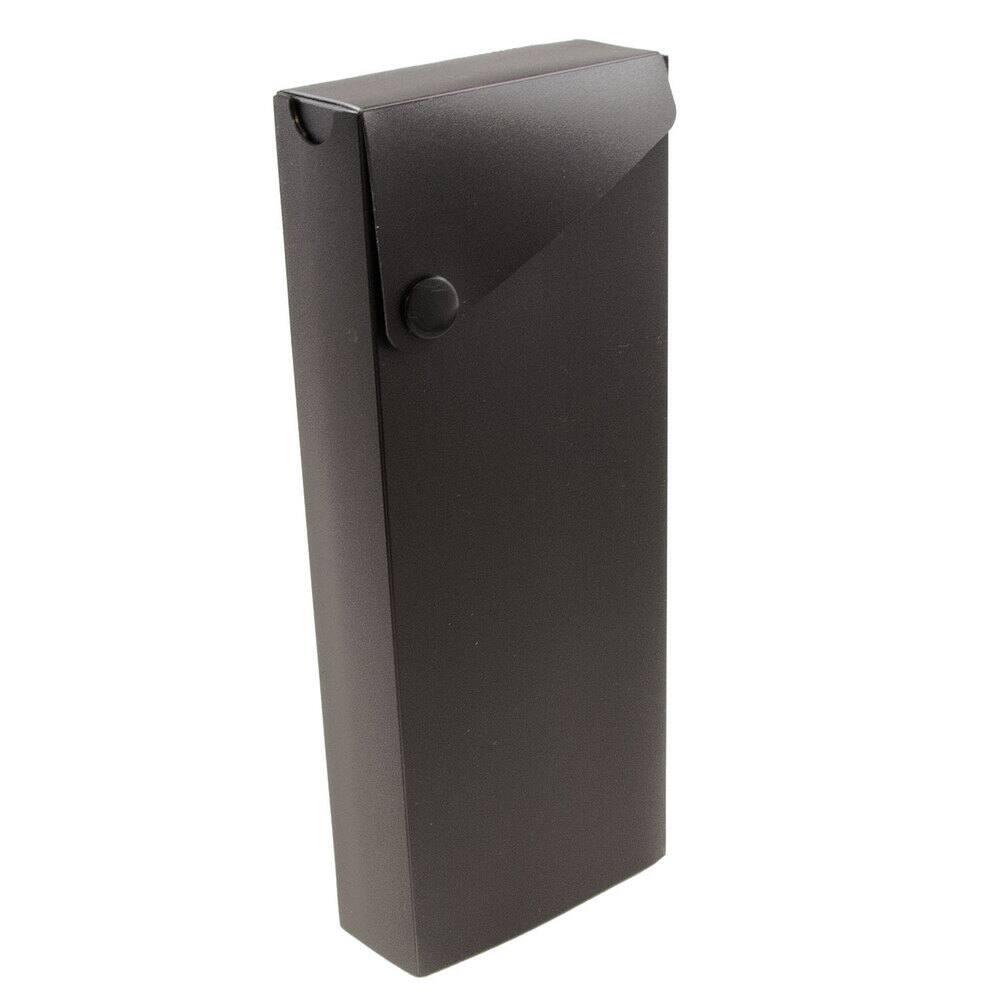 JAM Paper Sliding Pencil Case with Button Snap, 6ct.