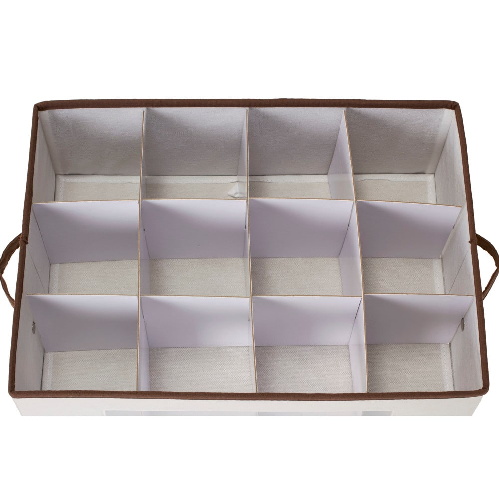 Household Essentials Glassware Storage Box