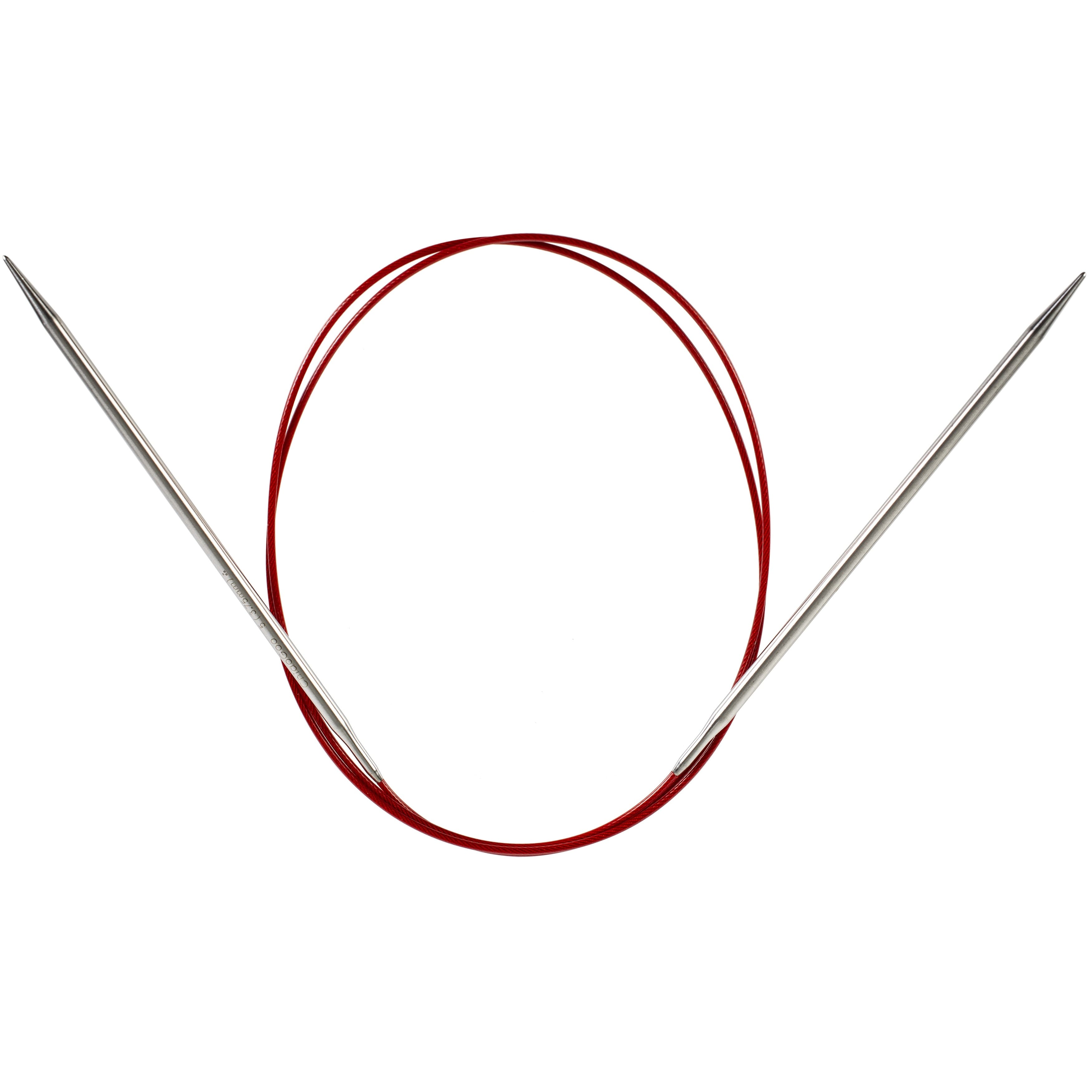 ChiaoGoo RED Lace&#x2122; 40&#x22; Stainless Circular Knitting Needles