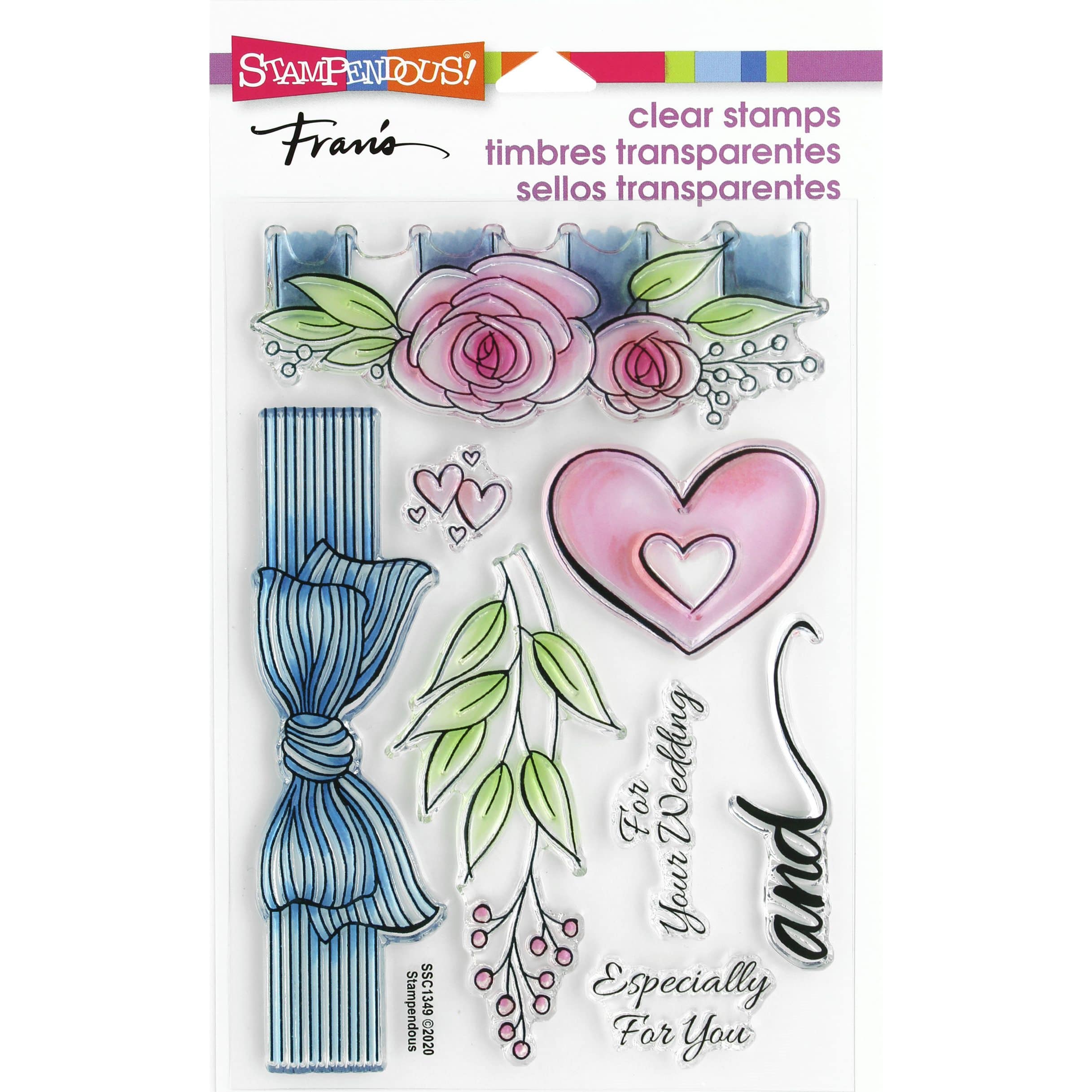 Stampendous&#xAE; Fran&#x27;s Wedding Gift Clear Stamp Set