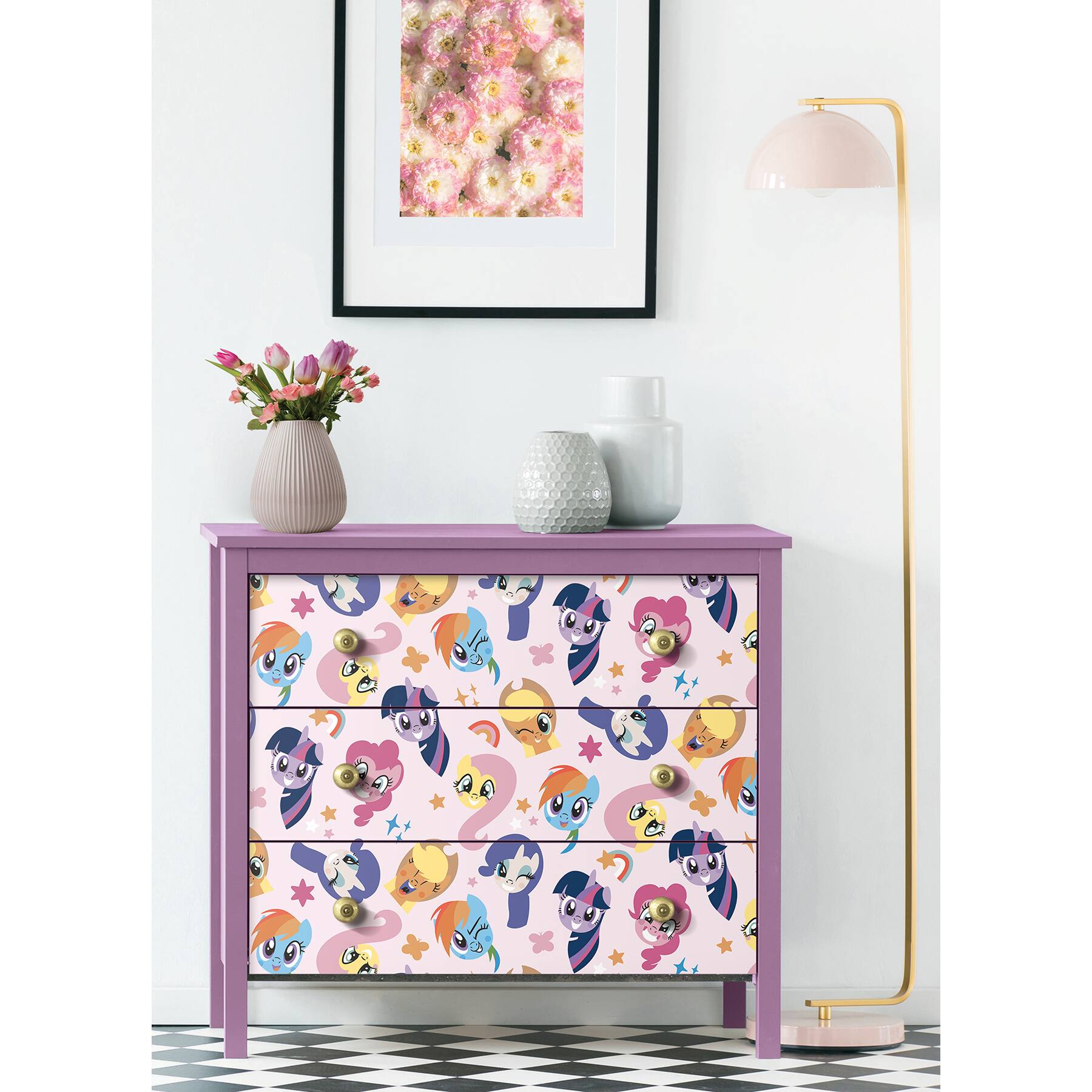 RoomMates My Little Pony Toss Peel & Stick Wallpaper