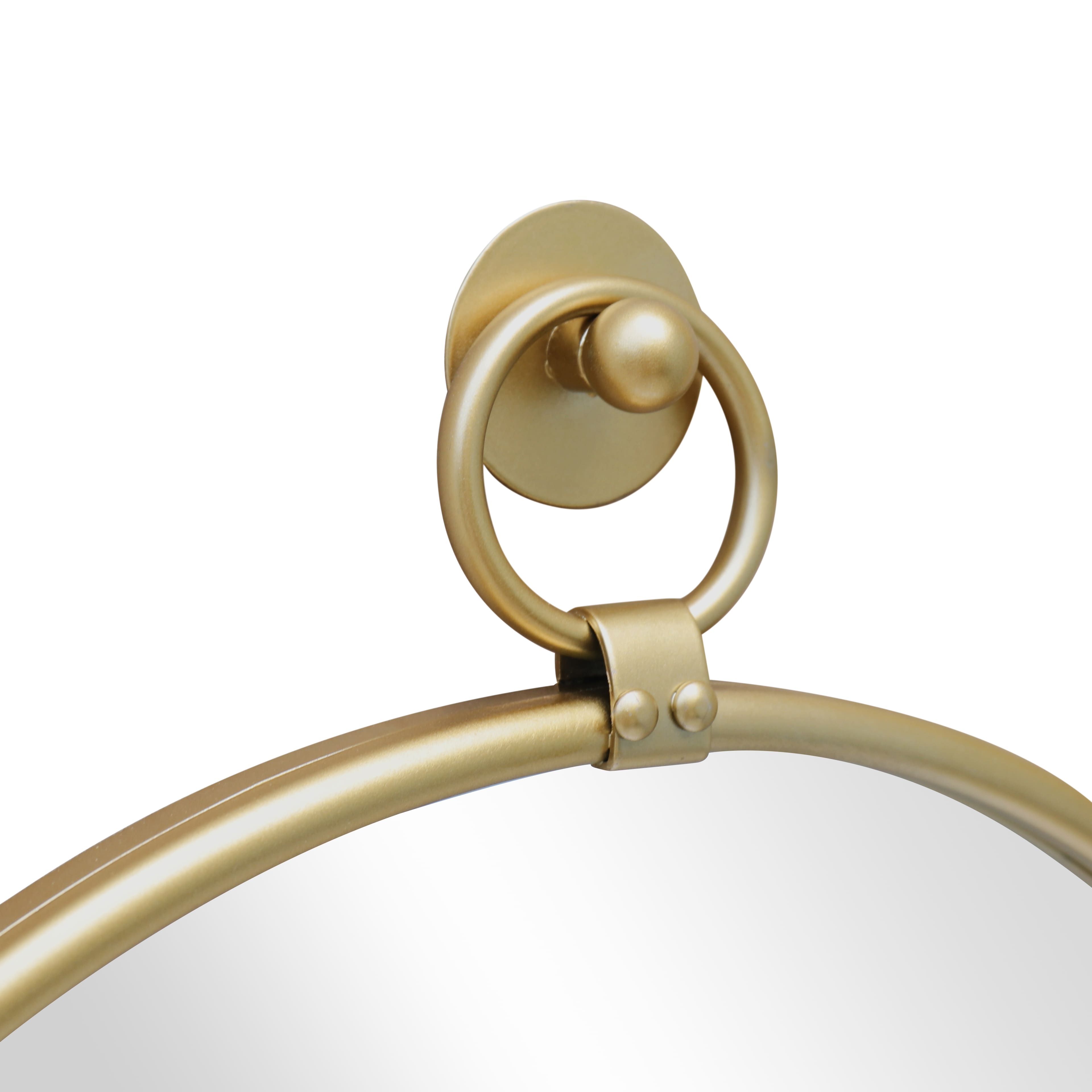 18" Round Wall Mirror in Gold Metal Frame by Ashland®