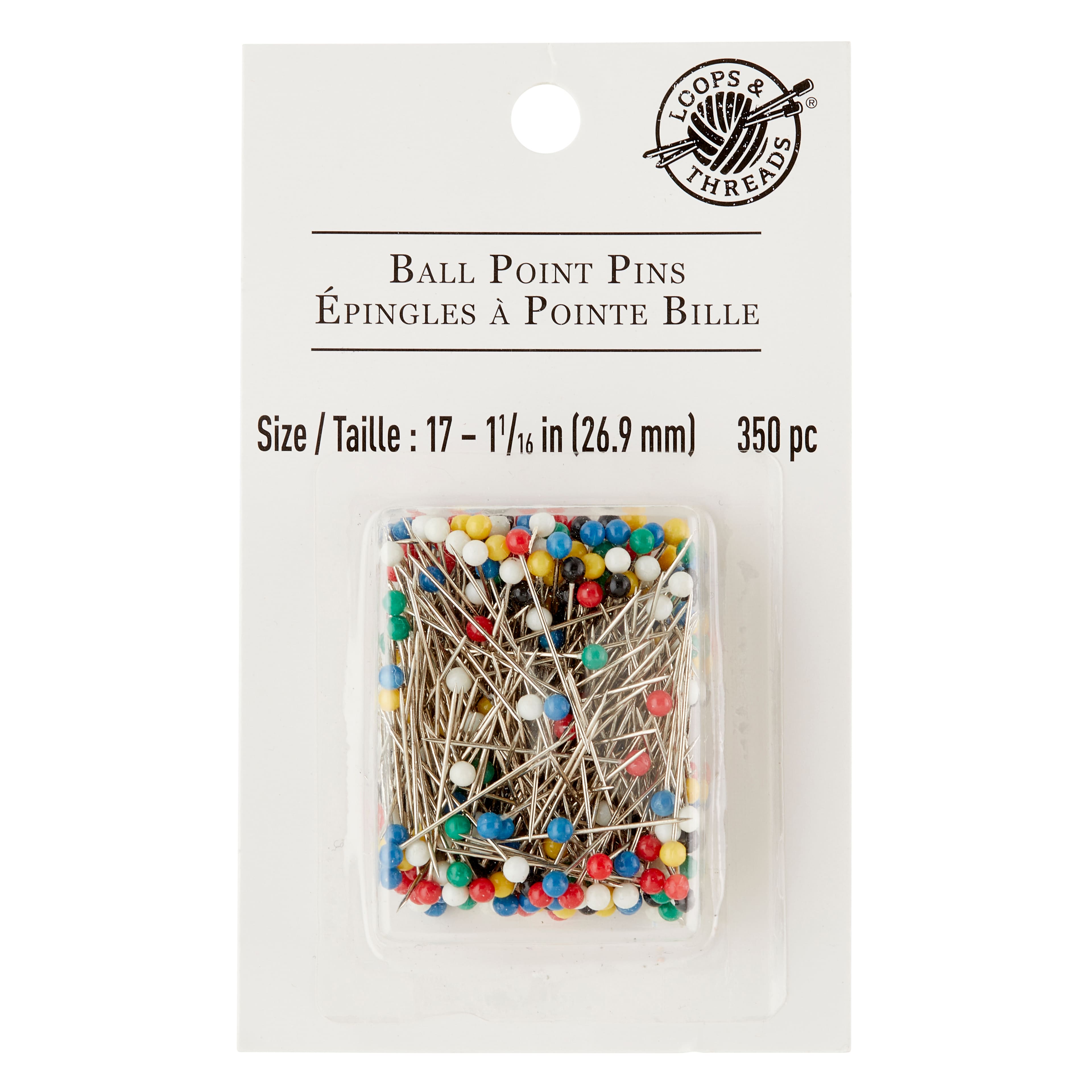 Loops & Threads Color Ball Pins | Medium | Michaels