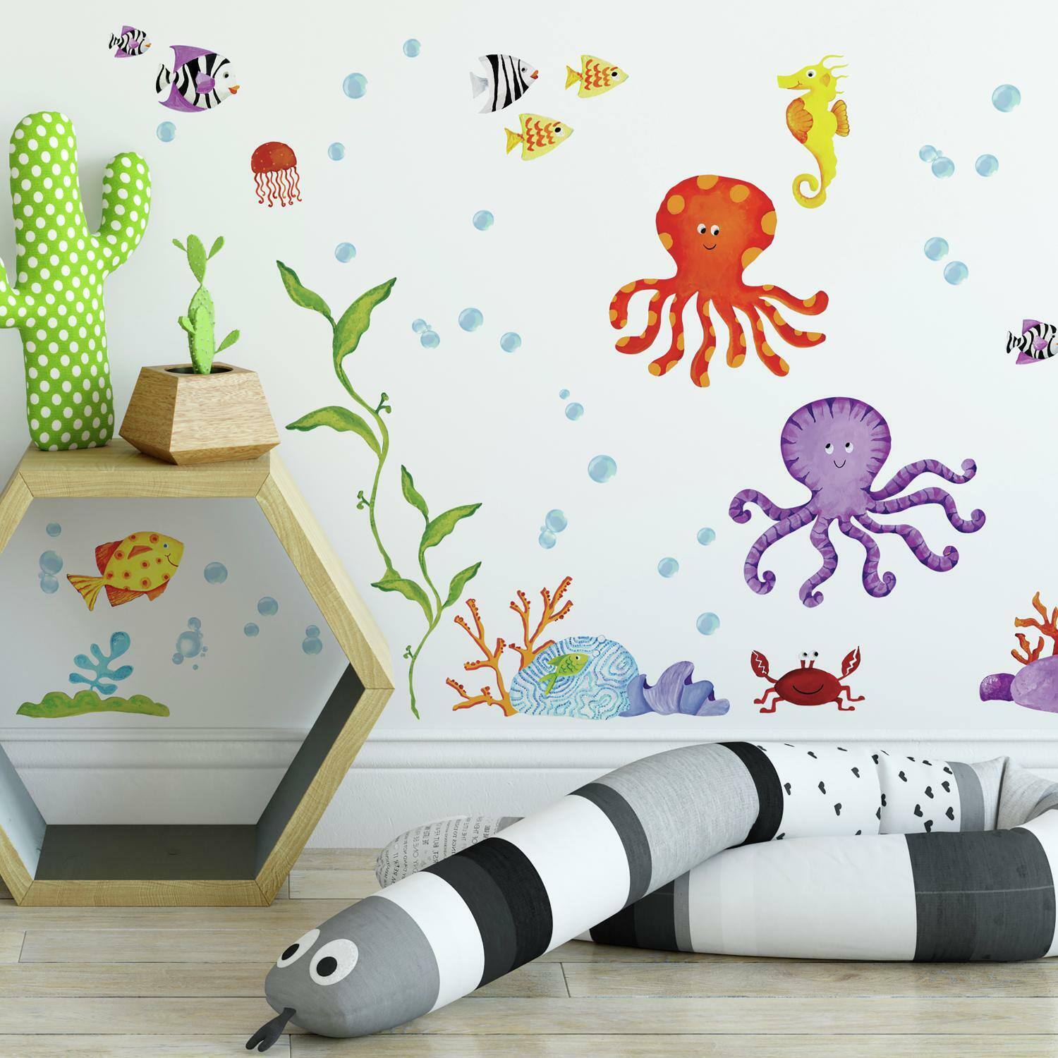 RoomMates Adventures Under The Sea Peel &#x26; Stick Wall Decals