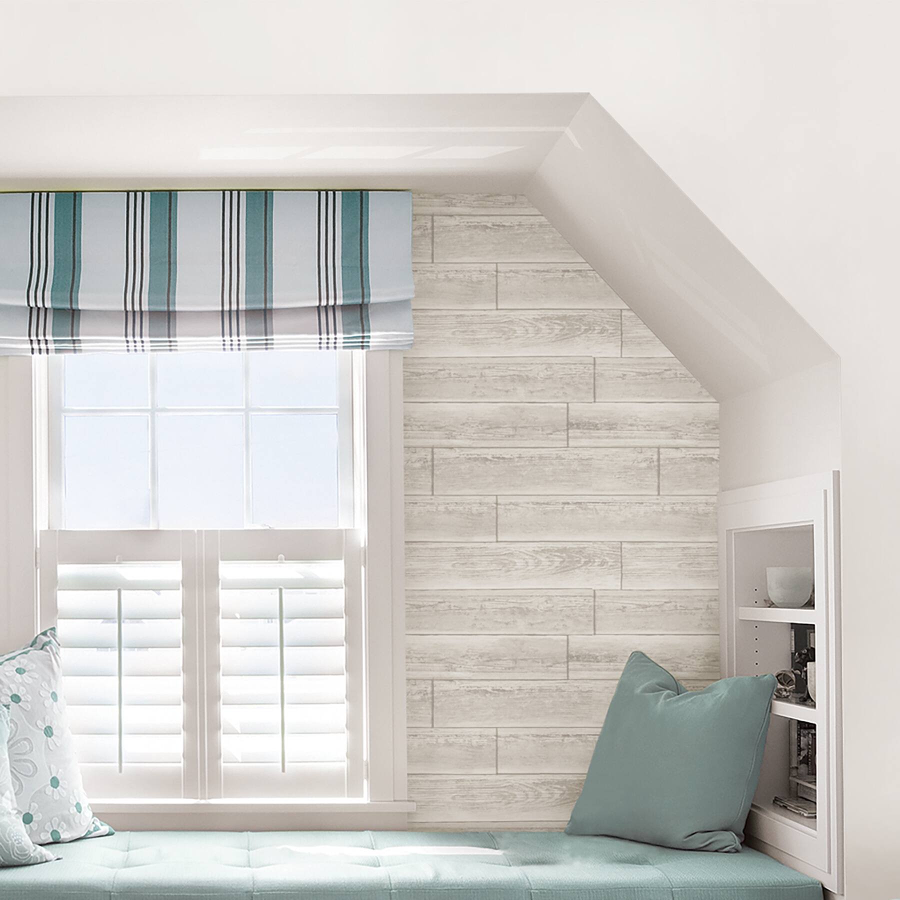NuWallpaper Serene Cream Peel &#x26; Stick Wallpaper