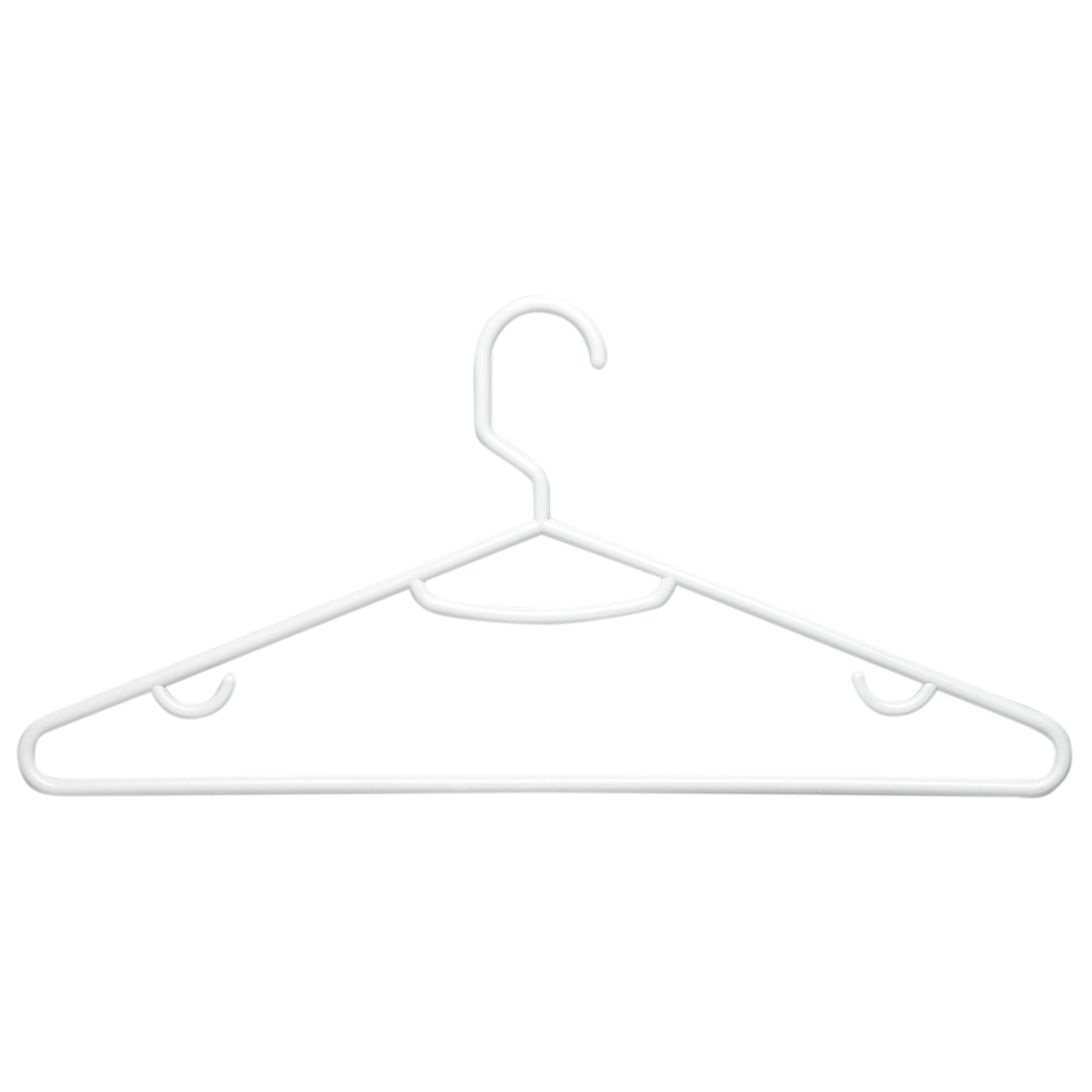 Honey Can Do White Recycled Plastic Hangers, 60ct.