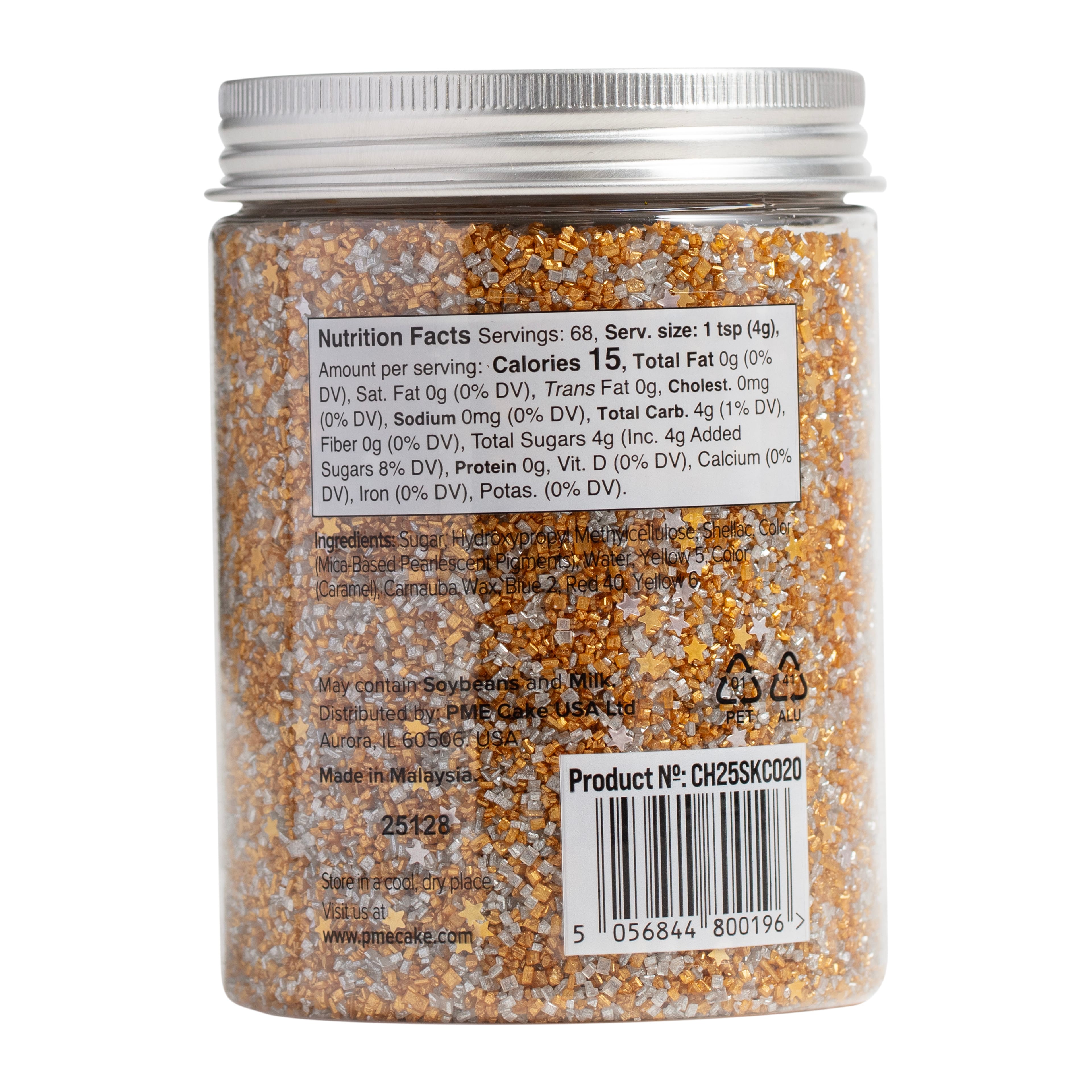 PME Cake Sweet Street® Shimmering Sugar Sprinkle Mix
