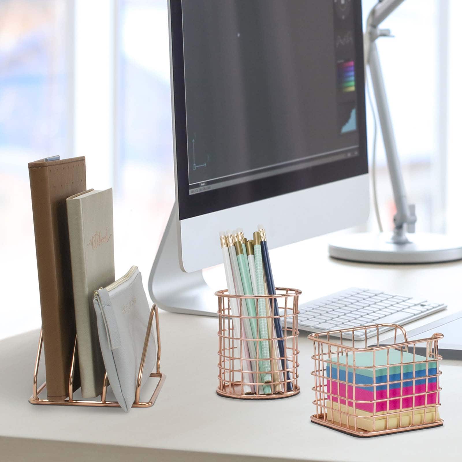 Sorbus 5-Piece Desk Organizer Set for Home &#x26; Office