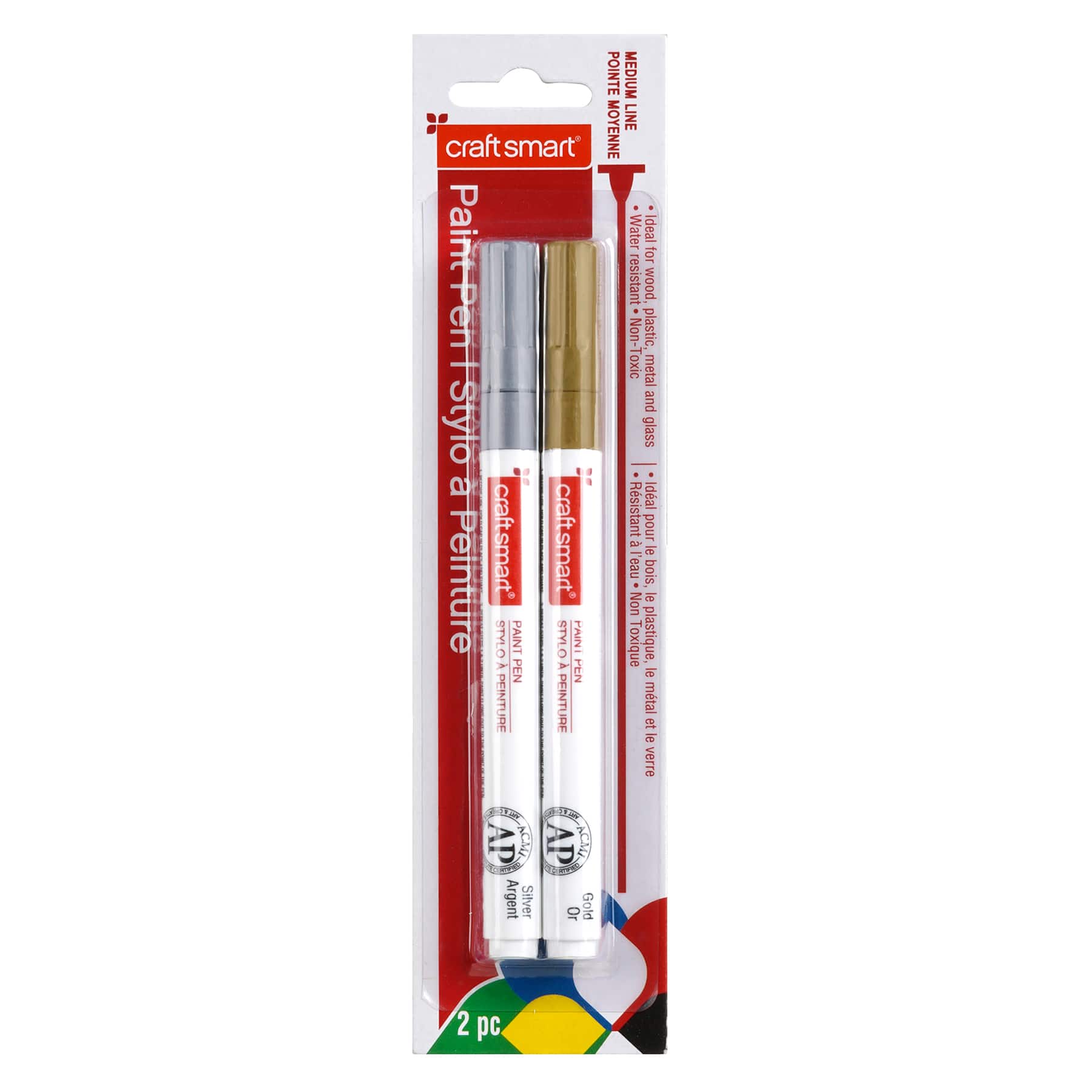 Medium Line Paint Pen by Craft Smart® 2ct