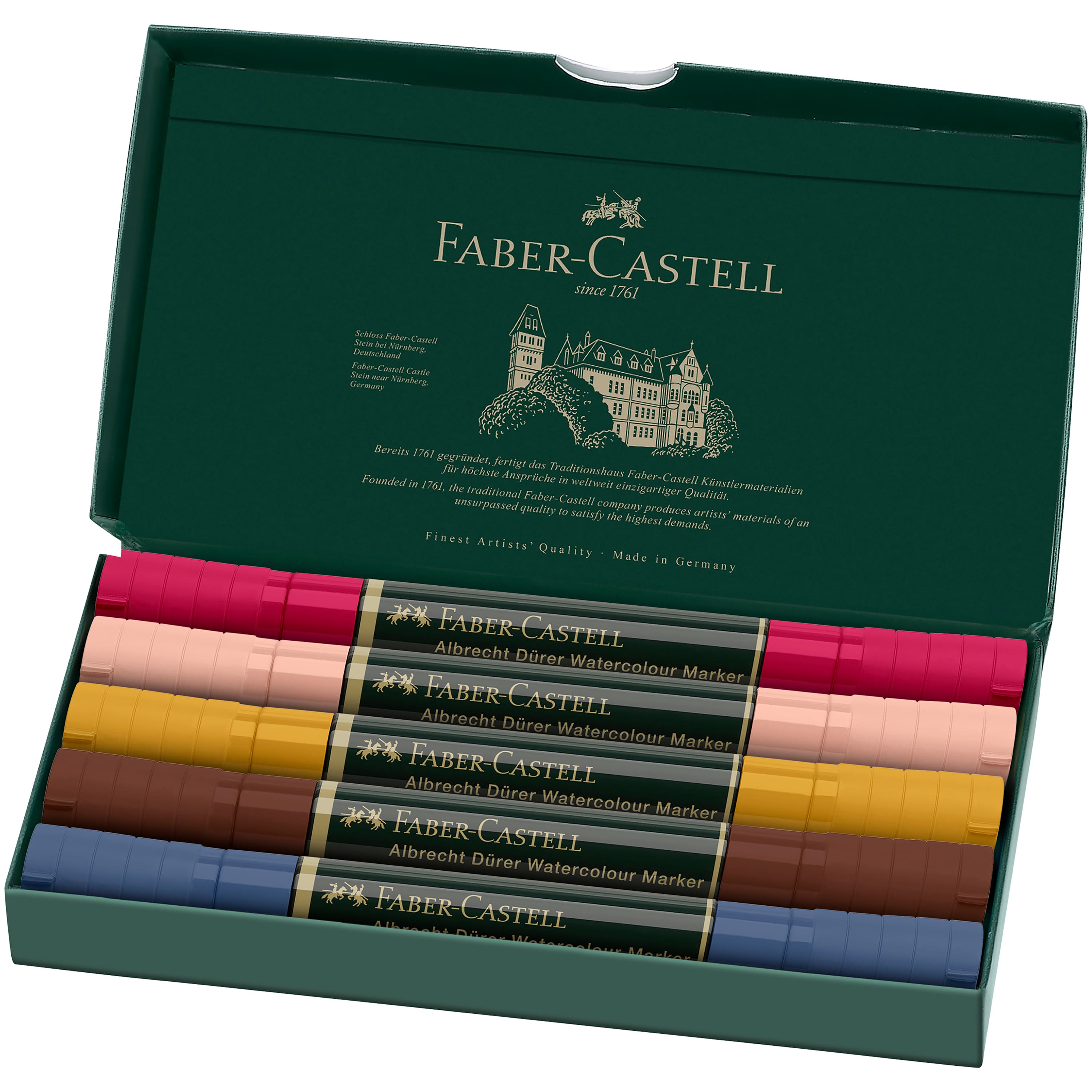 Faber-Castell&#xAE; Arbrecht D&#xFC;rer 5-Piece Watercolor Marker Set