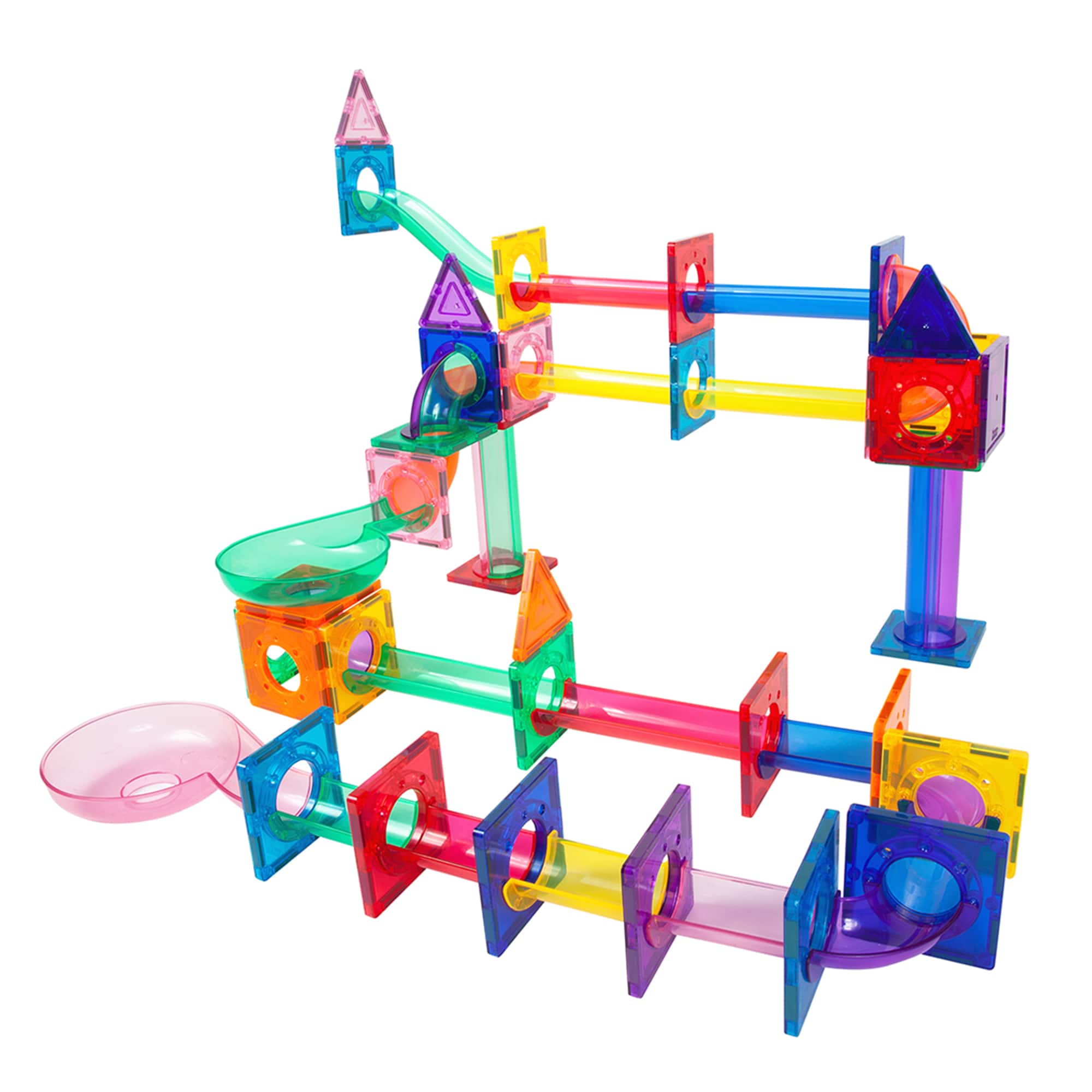 PicassoTiles&#xAE; Magnetic Marble Run Set
