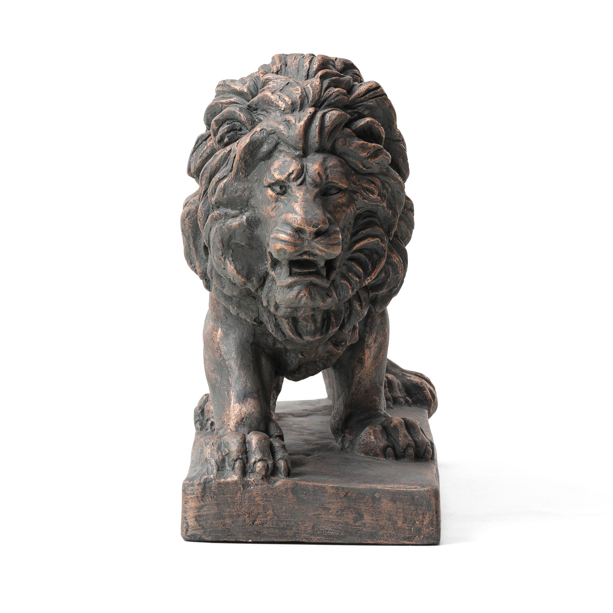 Glitzhome&#xAE; 24.5&#x22; Walking Lion Garden Statue
