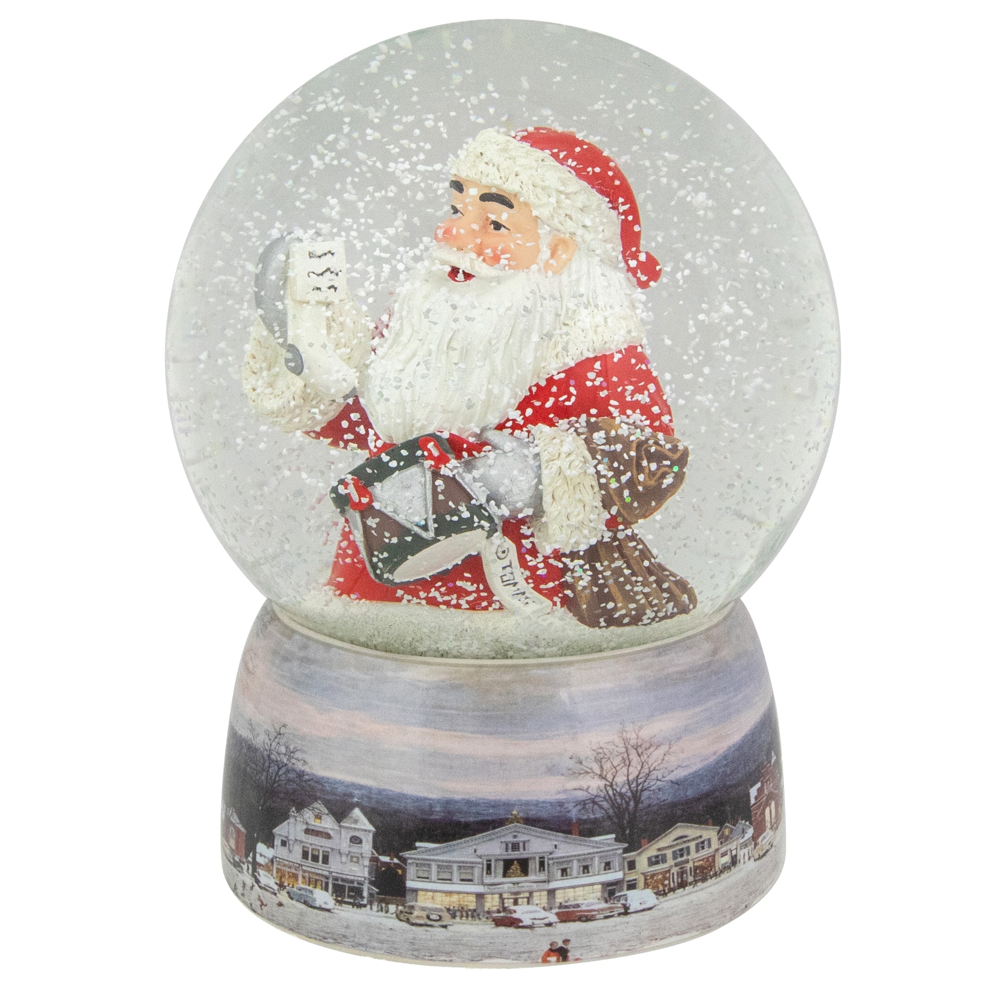 6.5" Norman Rockwell A Drum for Tommy Christmas Snow Globe