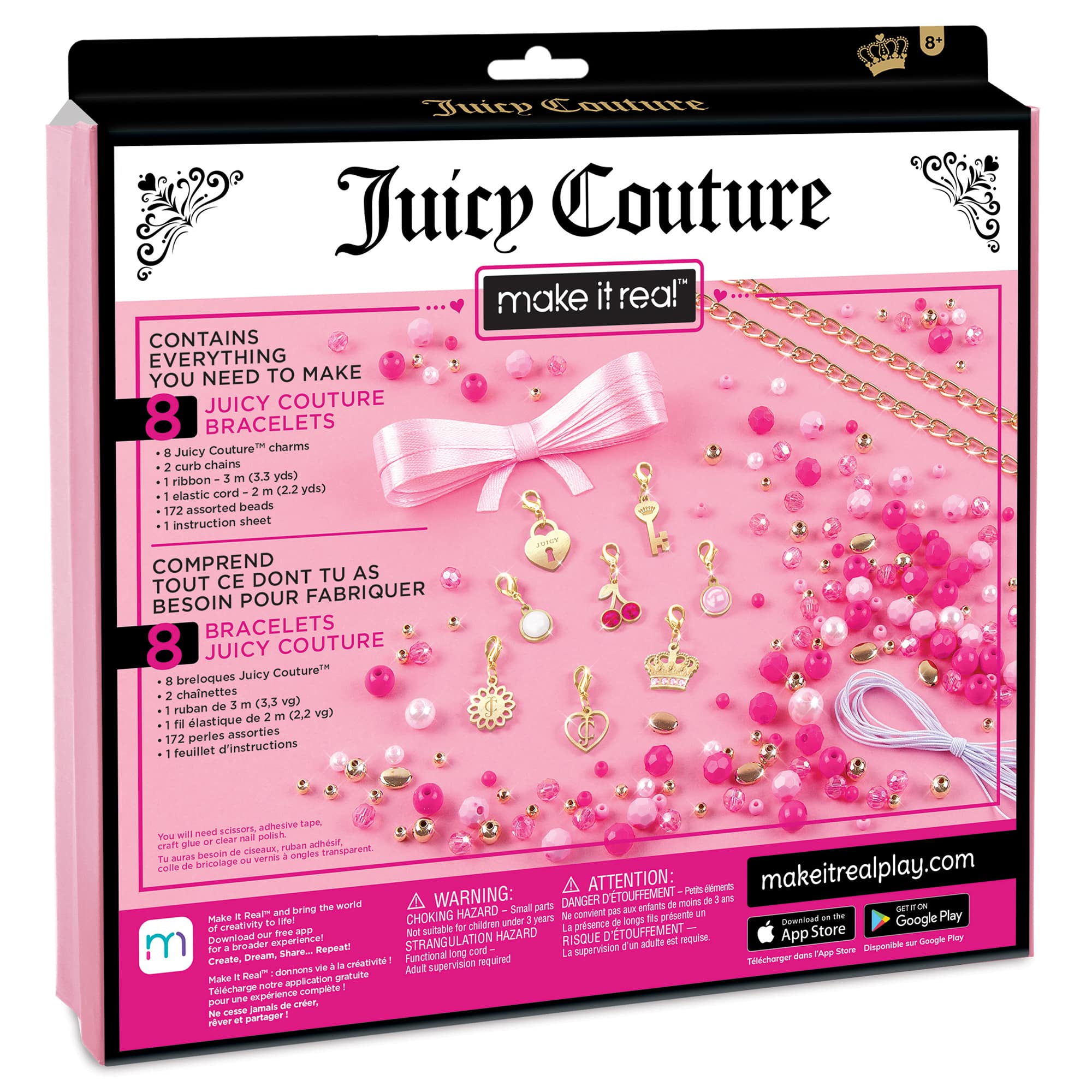 Make It Real&#x2122; Juicy Couture Perfectly Pink Braceletst