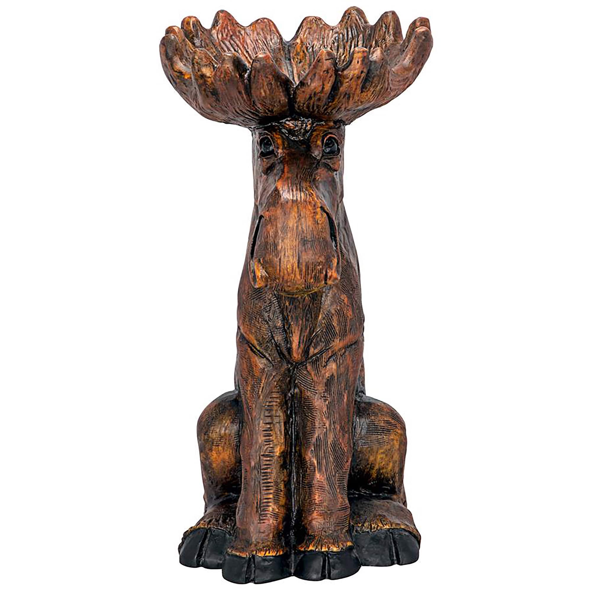 Design Toscano 17.5" Cabin Fever Moose Garden Statue