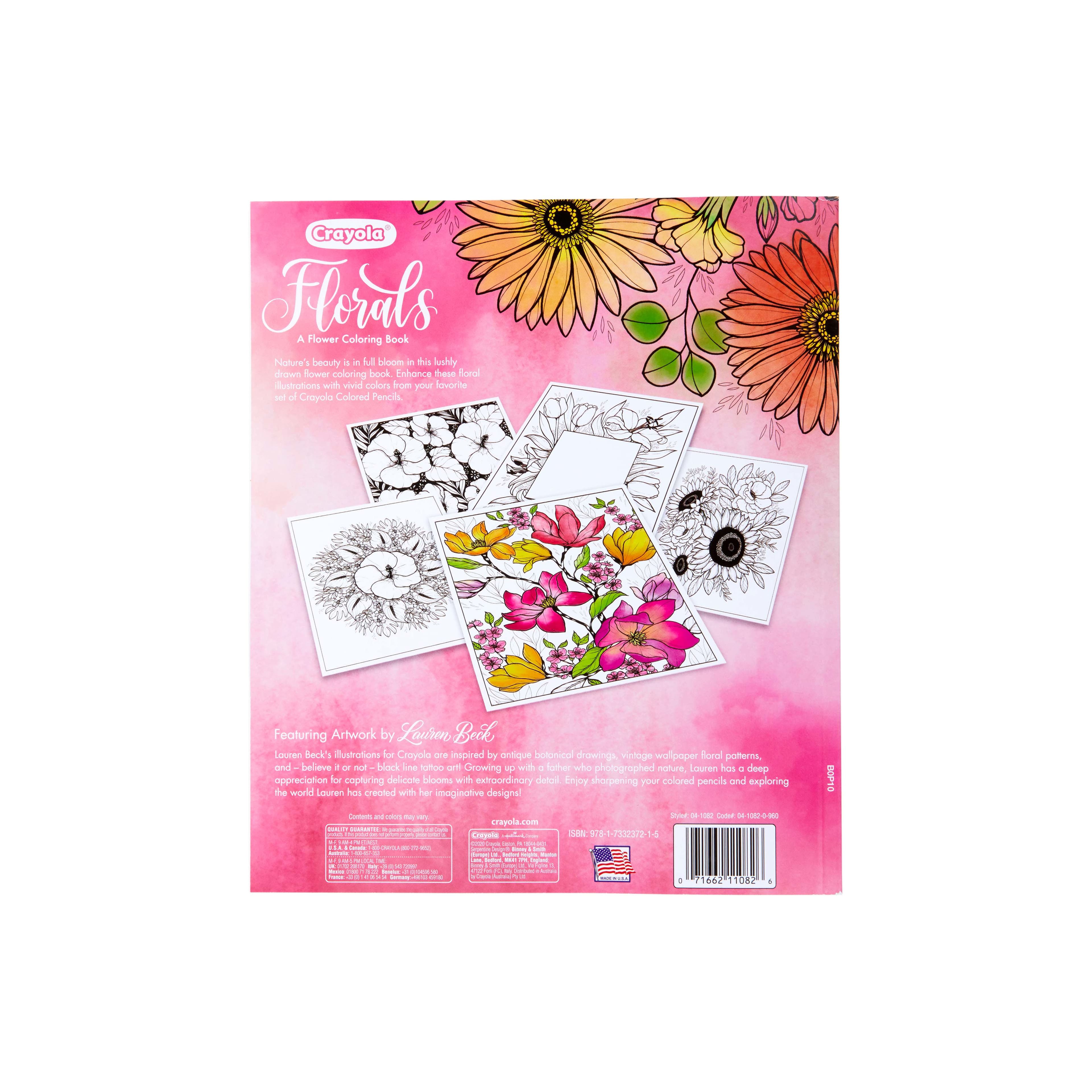 Crayola&#xAE; Florals Coloring Book