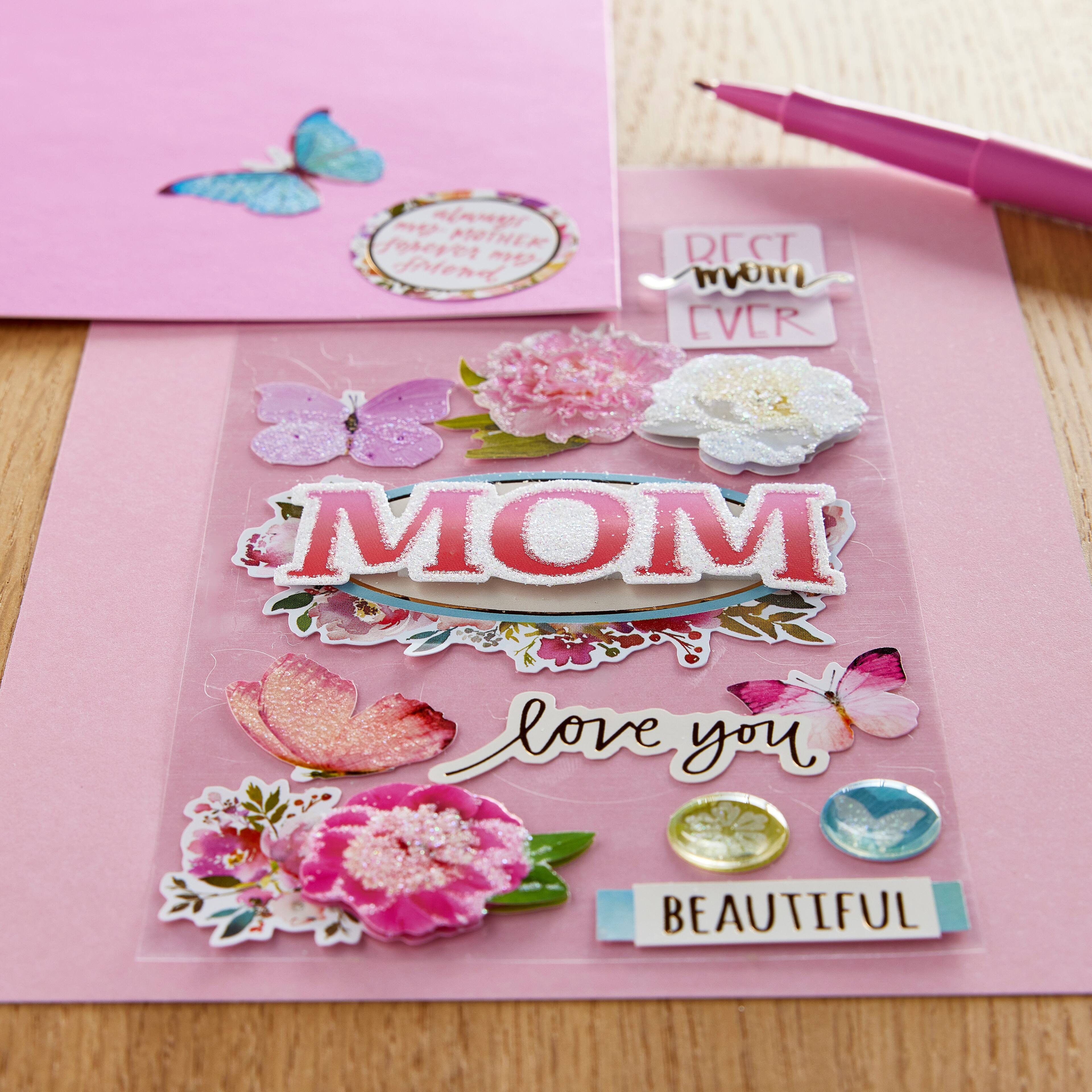 12 Pack: Mom Themed Stickers by Recollections&#x2122;