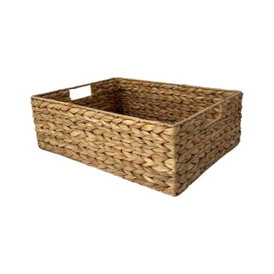 Large Natural Hyacinth Basket by Ashland® | Michaels