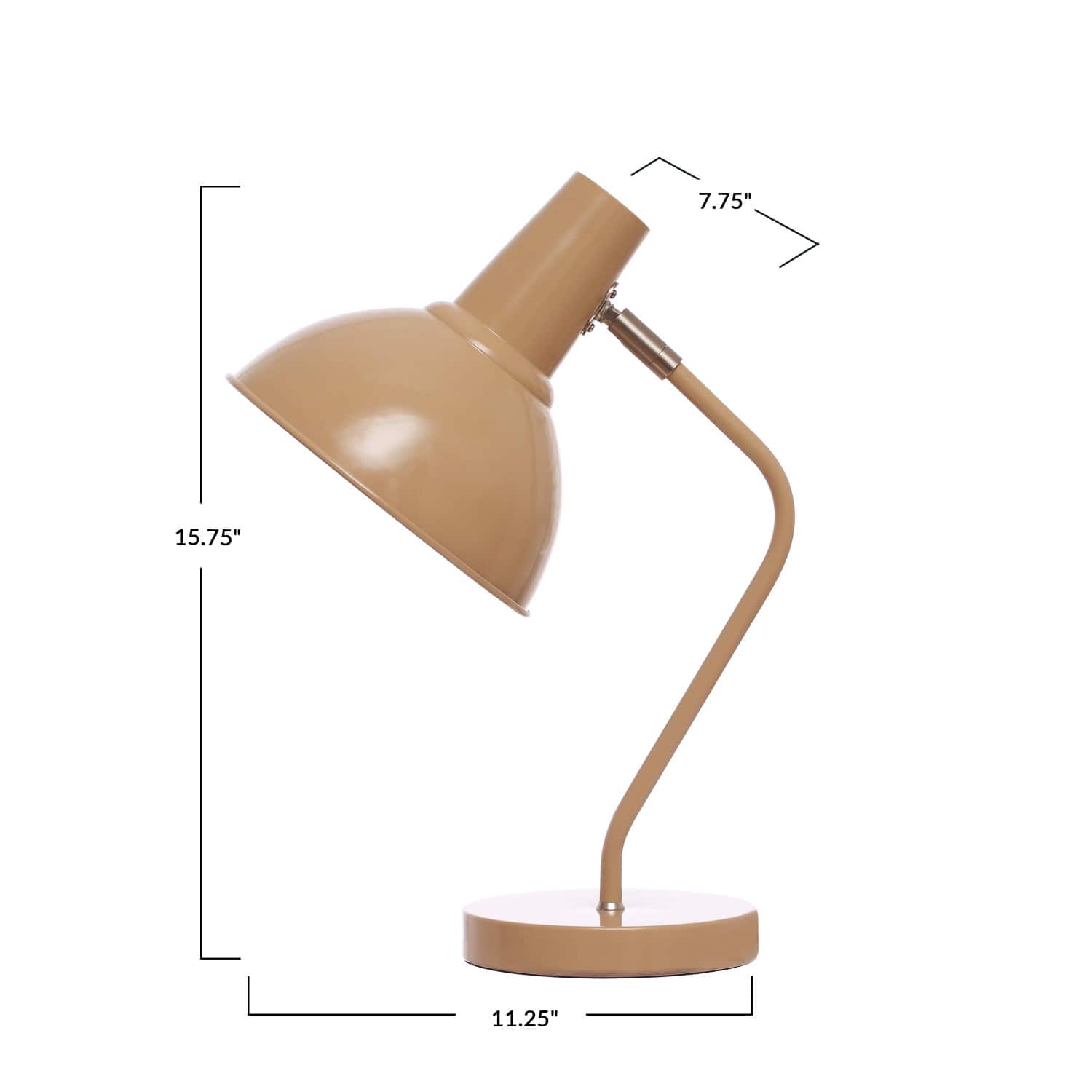Hello Honey&#xAE; 16&#x22; Nude Metal Articulating Table Lamp
