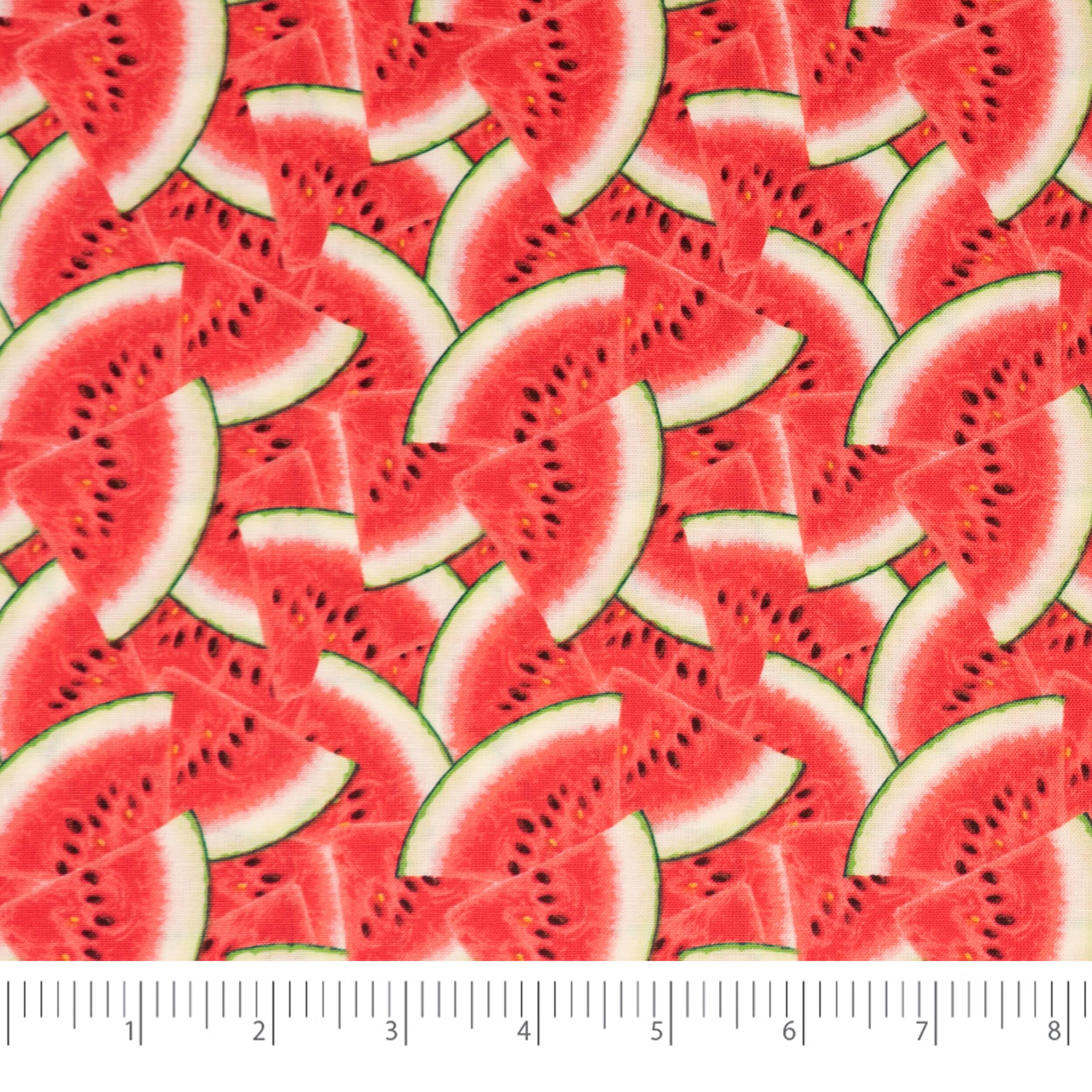 SINGER Patriotic Watermelon Cotton Fabric