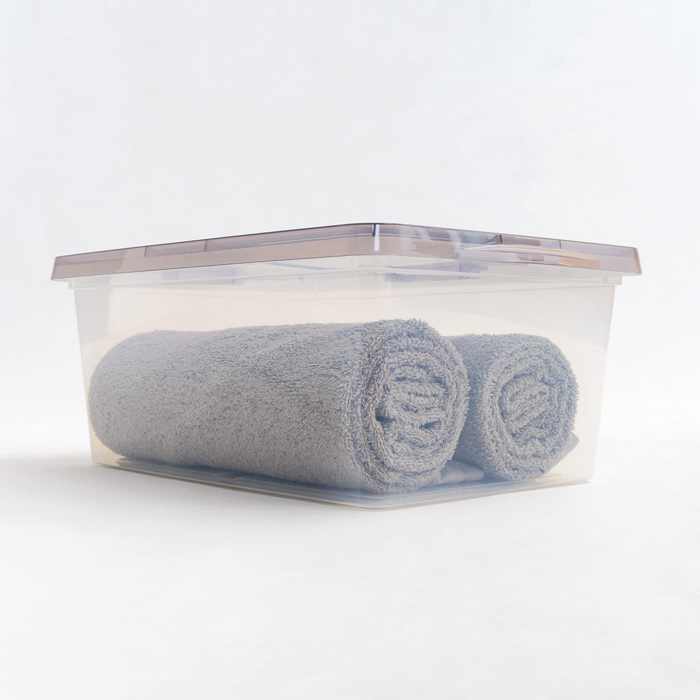 IRIS® 17qt. Clear Snap Top Storage Box with Gray Lid