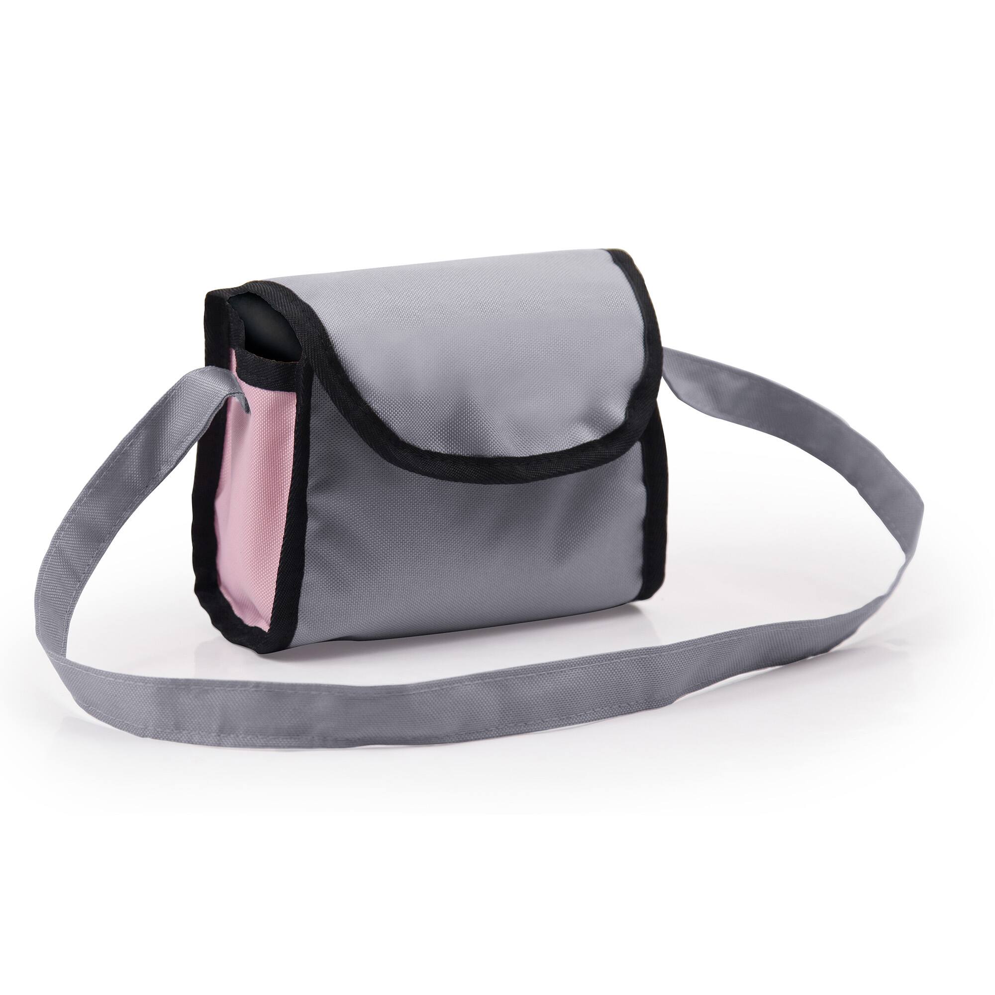 Bayer Design Trendy Pink & Gray Fairy Pram & Travel Bed Set