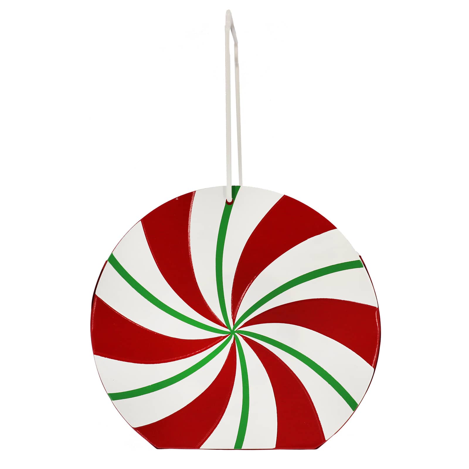 6.25&#x22; Peppermint Metal Container Tabletop D&#xE9;cor by Ashland&#xAE;