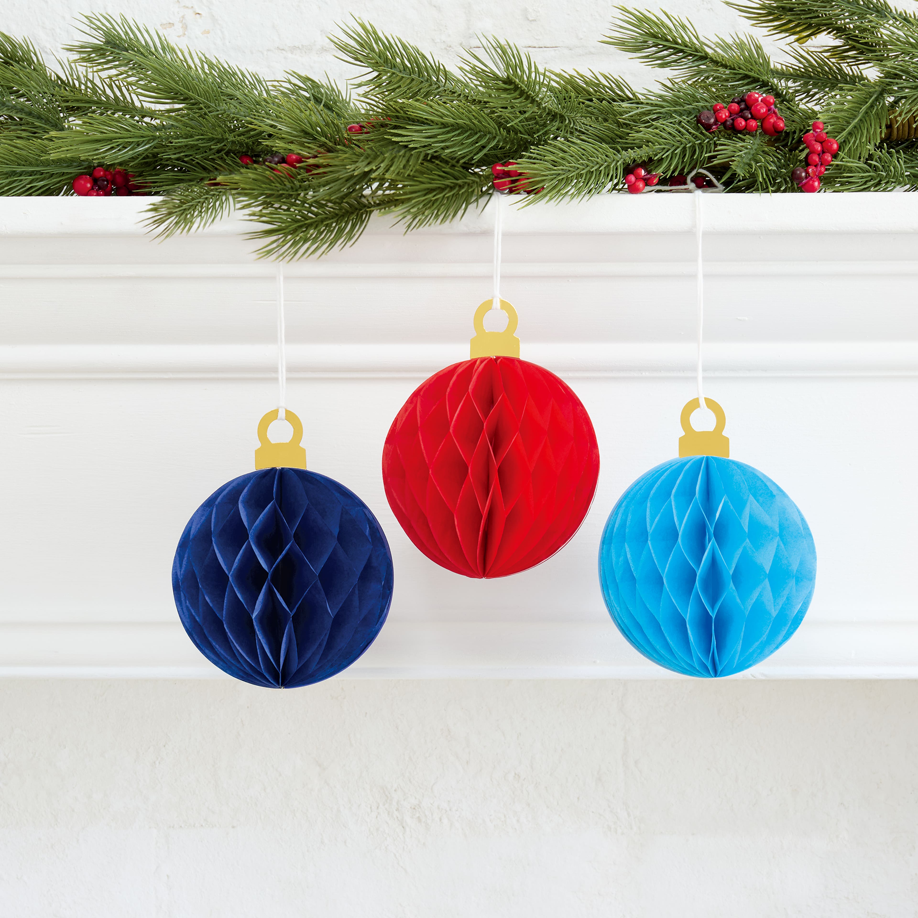 Honeycomb Ball Ornament Kit by Celebrate It&#x2122;