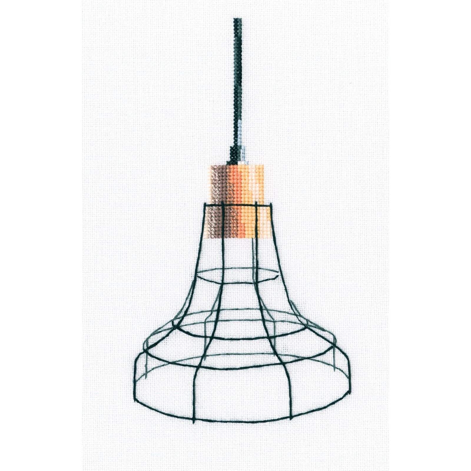 RTO Loft-Style Lamp Counted Cross Stitch Kit