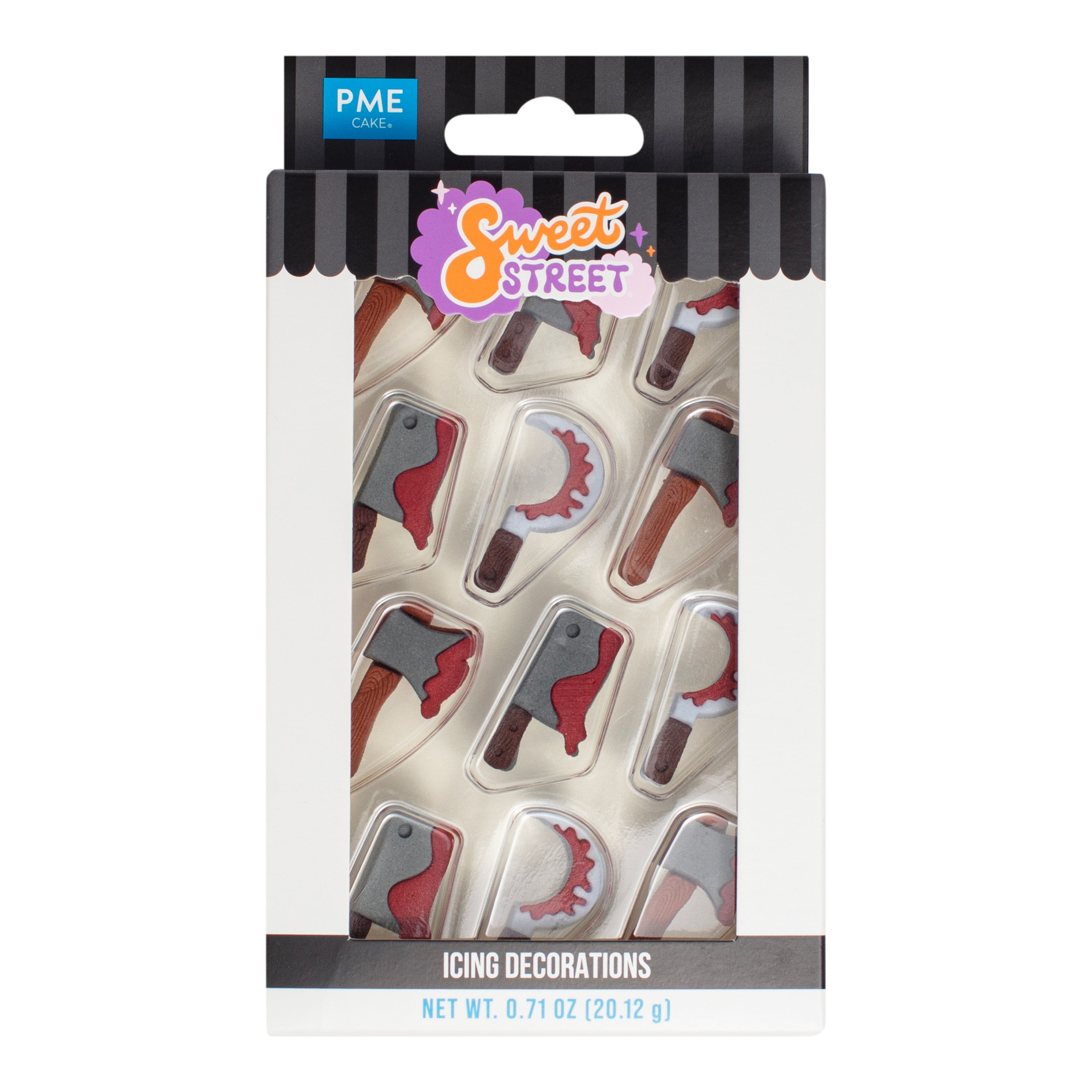 PME Cake Sweet Street&#xAE; Knives &#x26; Axes Icing Decorations