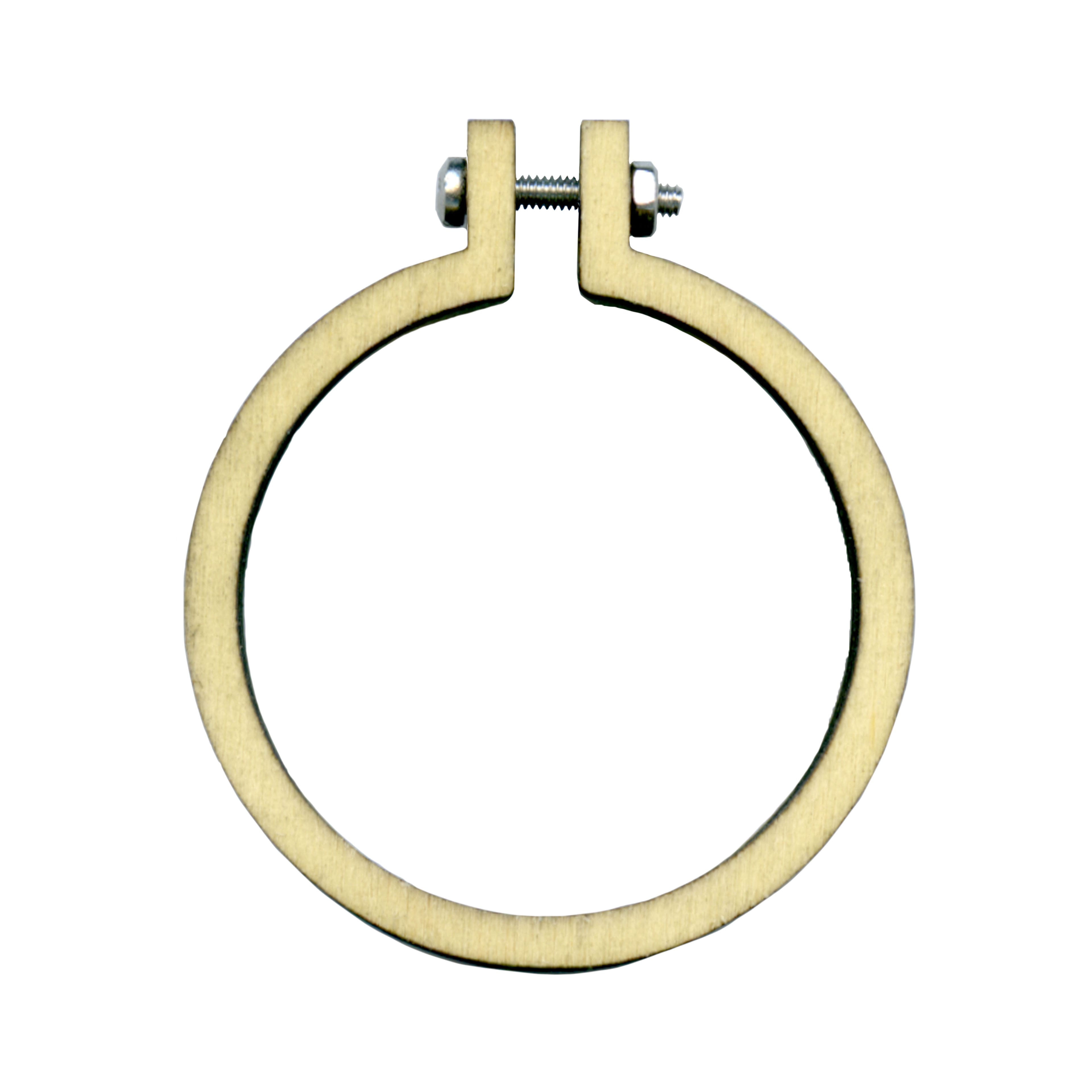 1.5" Mini Wood Embroidery Hoops, 3ct. by Loops & Threads®