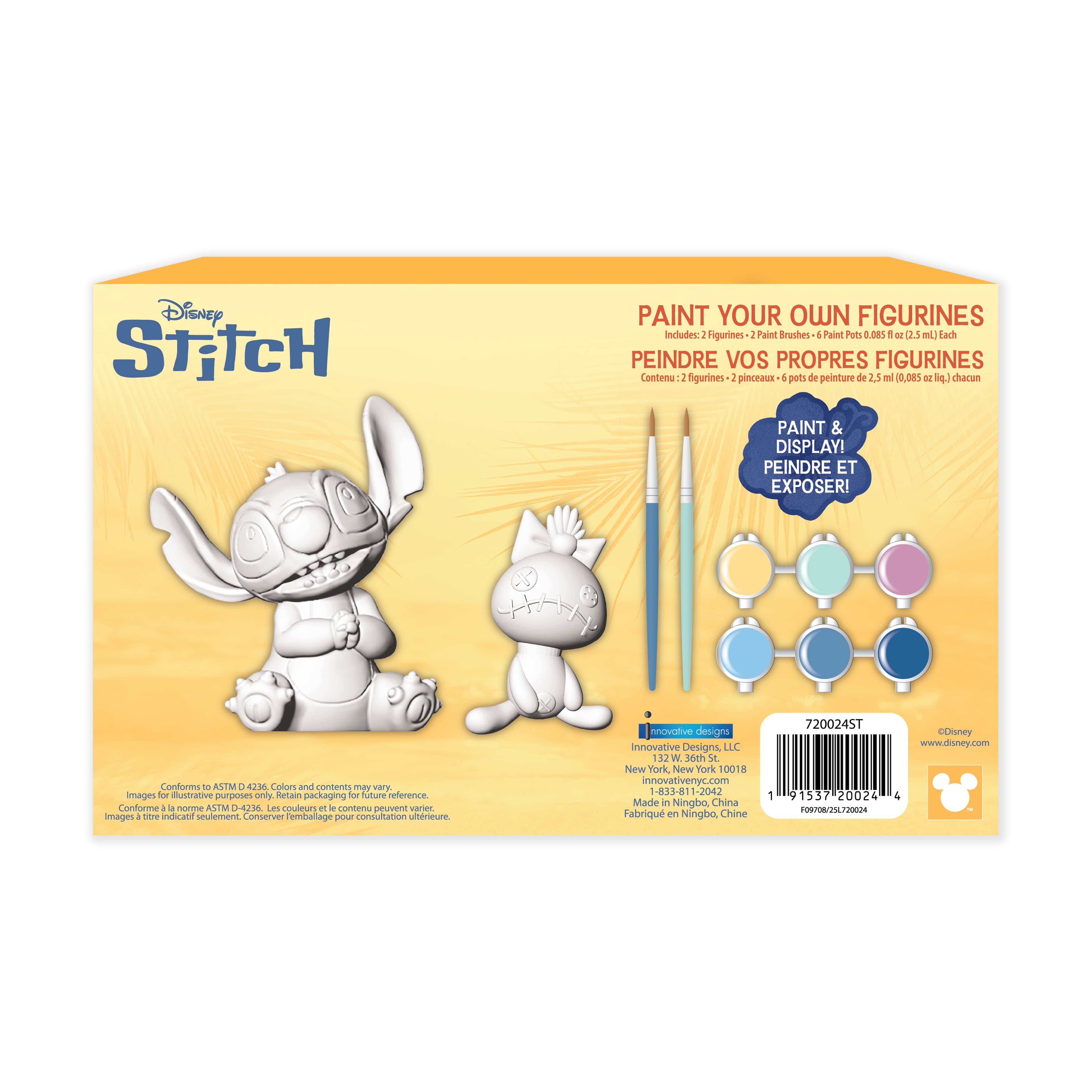 Disney&#xAE; Stitch Paint Your Own Figurine Set