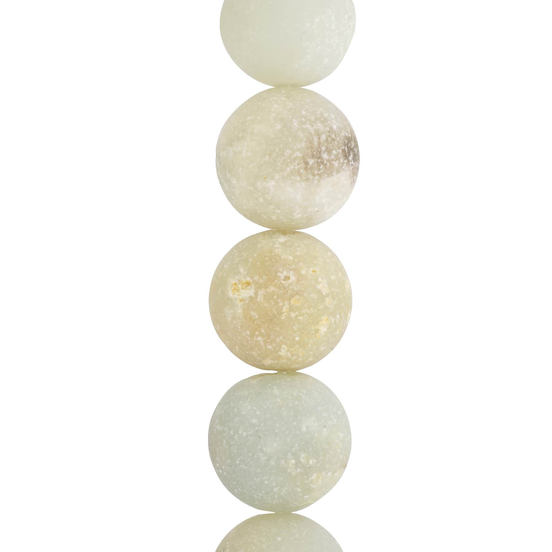 12 Pack: Matte Amazonite Round Beads by Bead Landing™